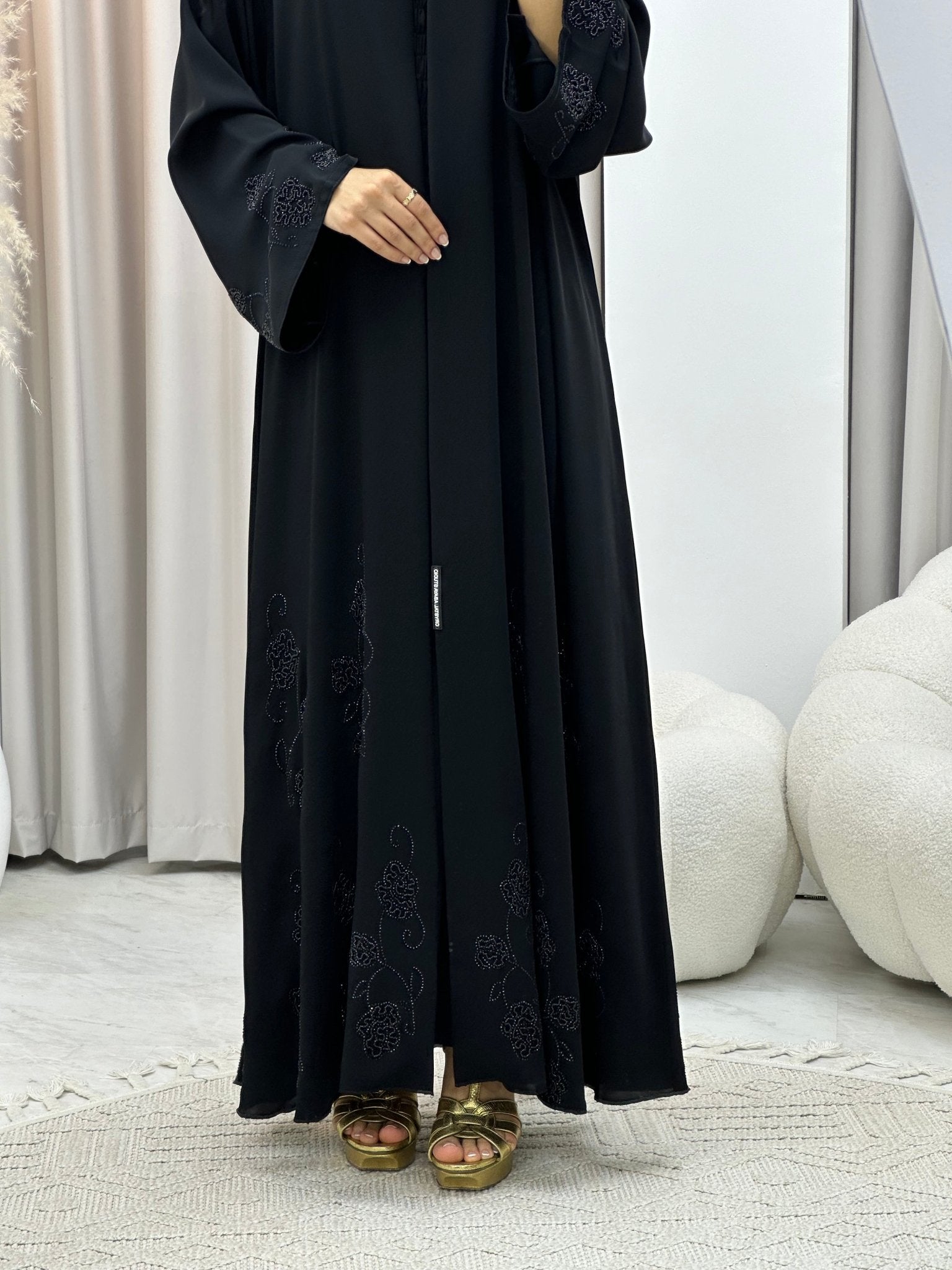 C 0320 Black Abaya