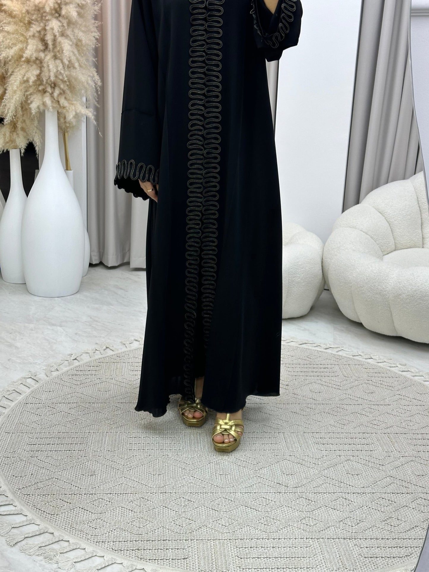 C 0321 Black Abaya