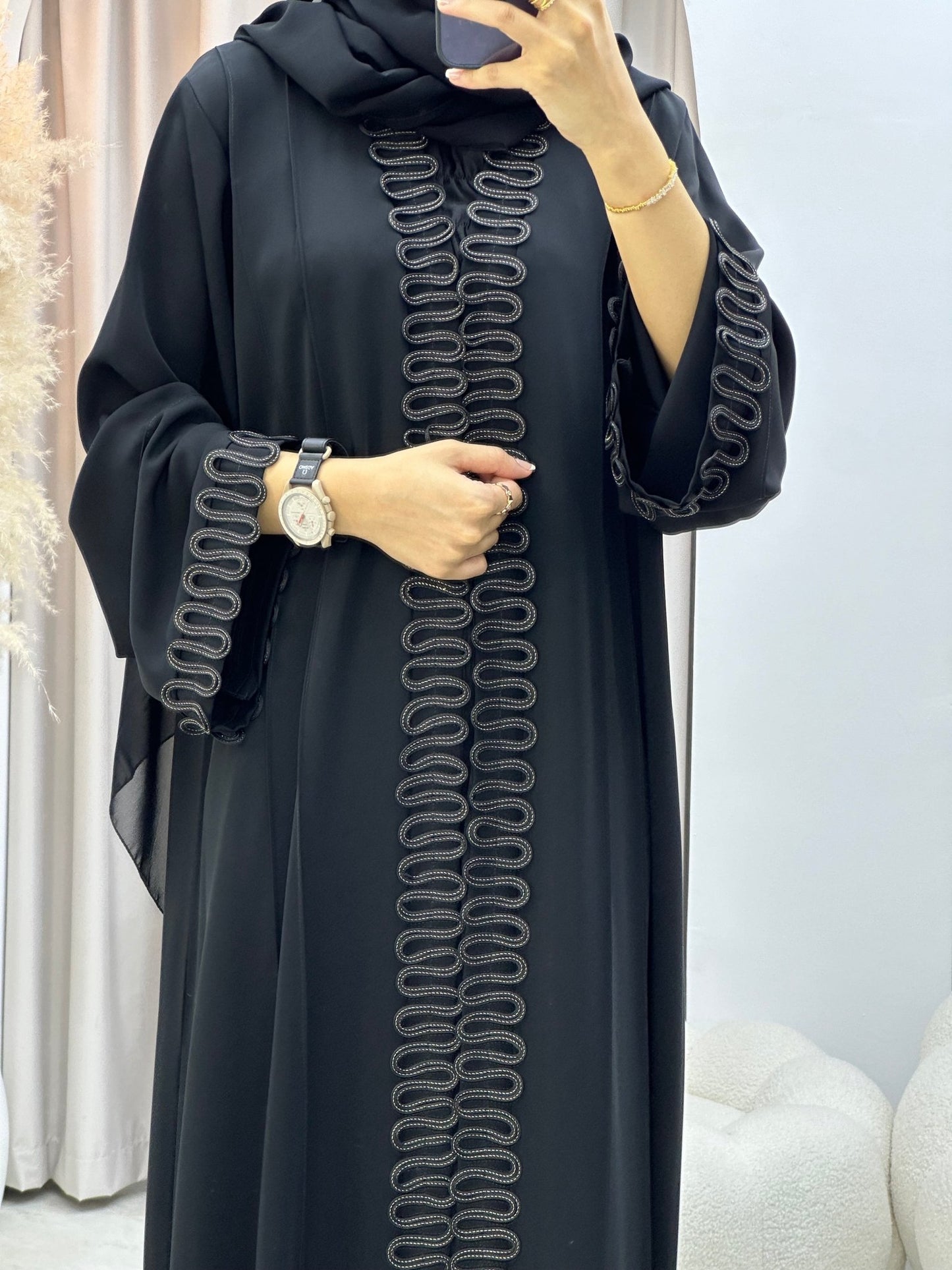 C 0321 Black Abaya