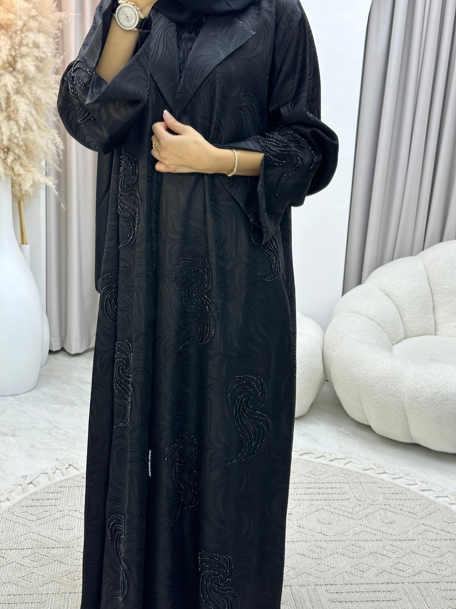 C 0322 Black Abaya