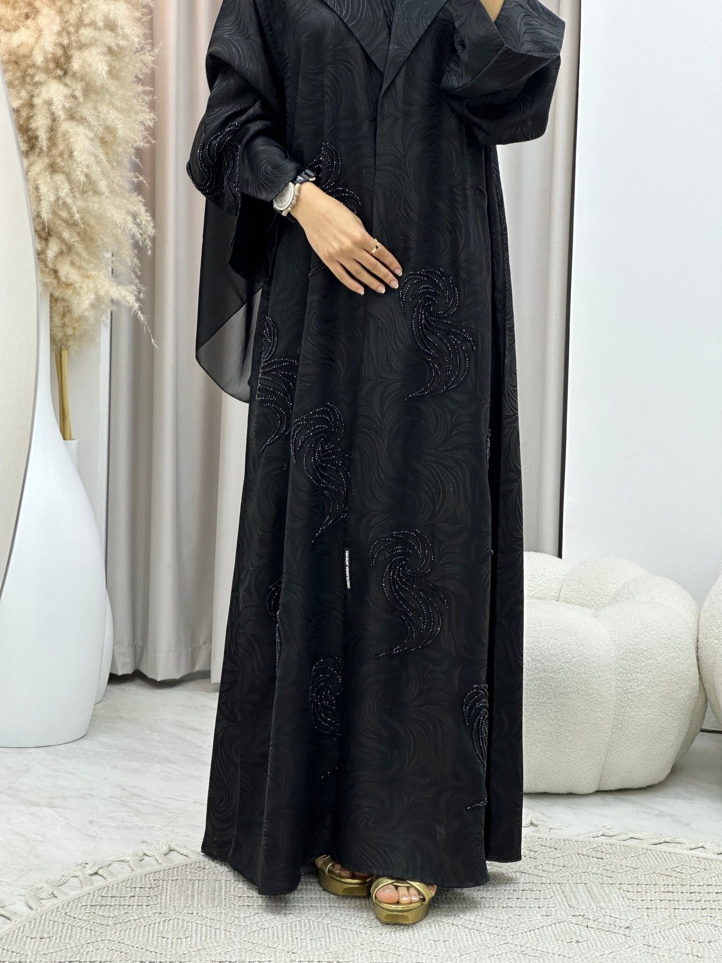 C 0322 Black Abaya