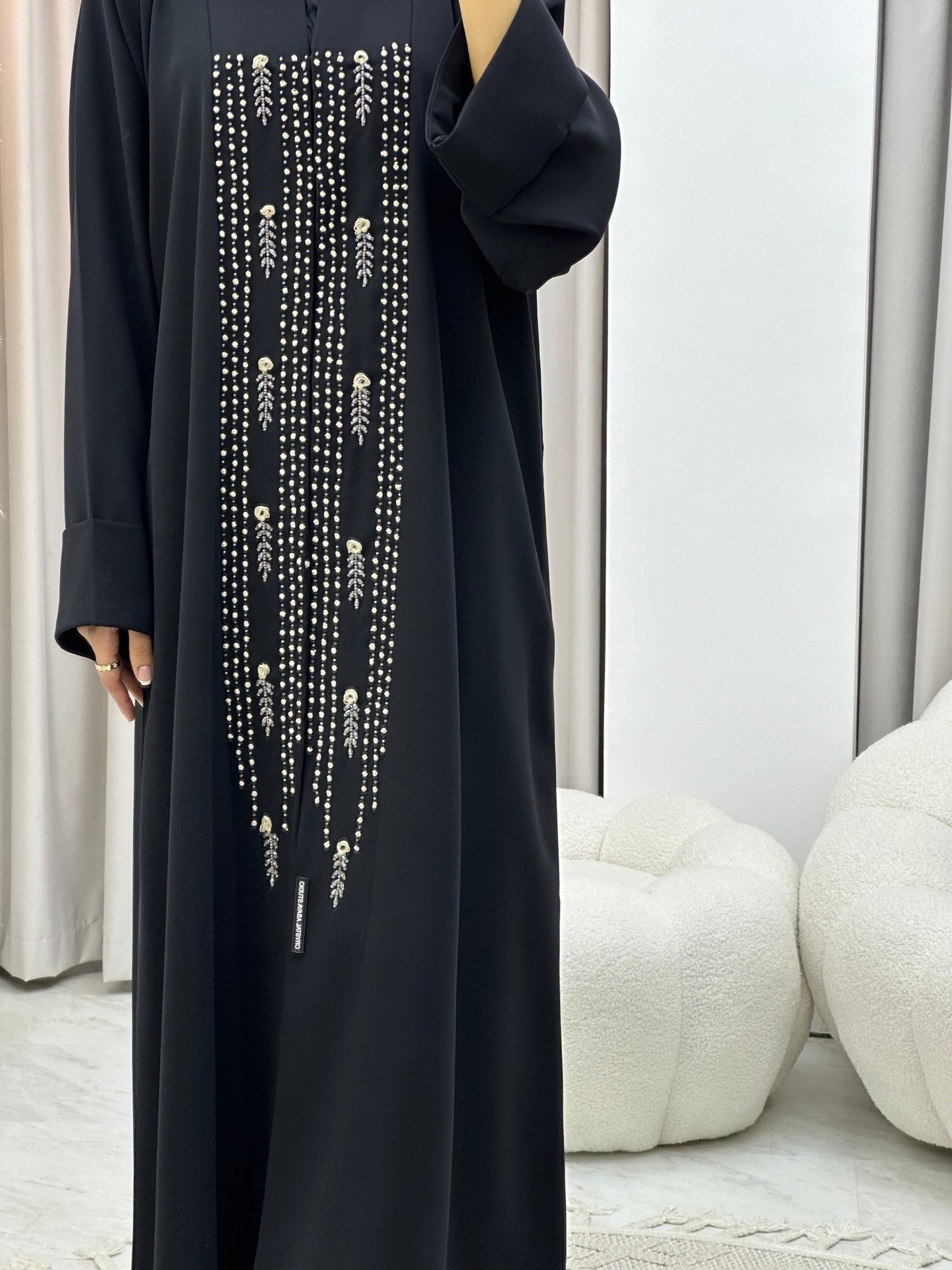 C 0323 Black Abaya