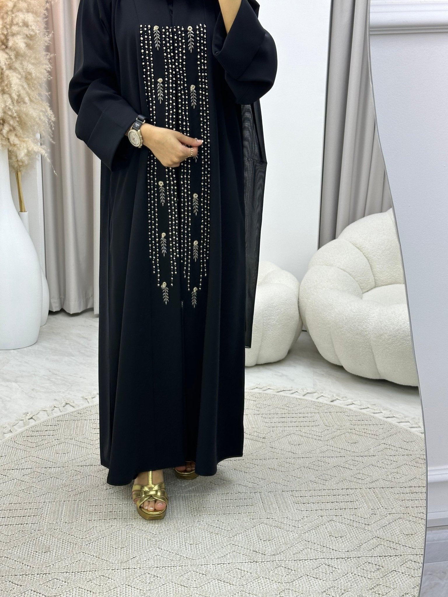 C 0323 Black Abaya