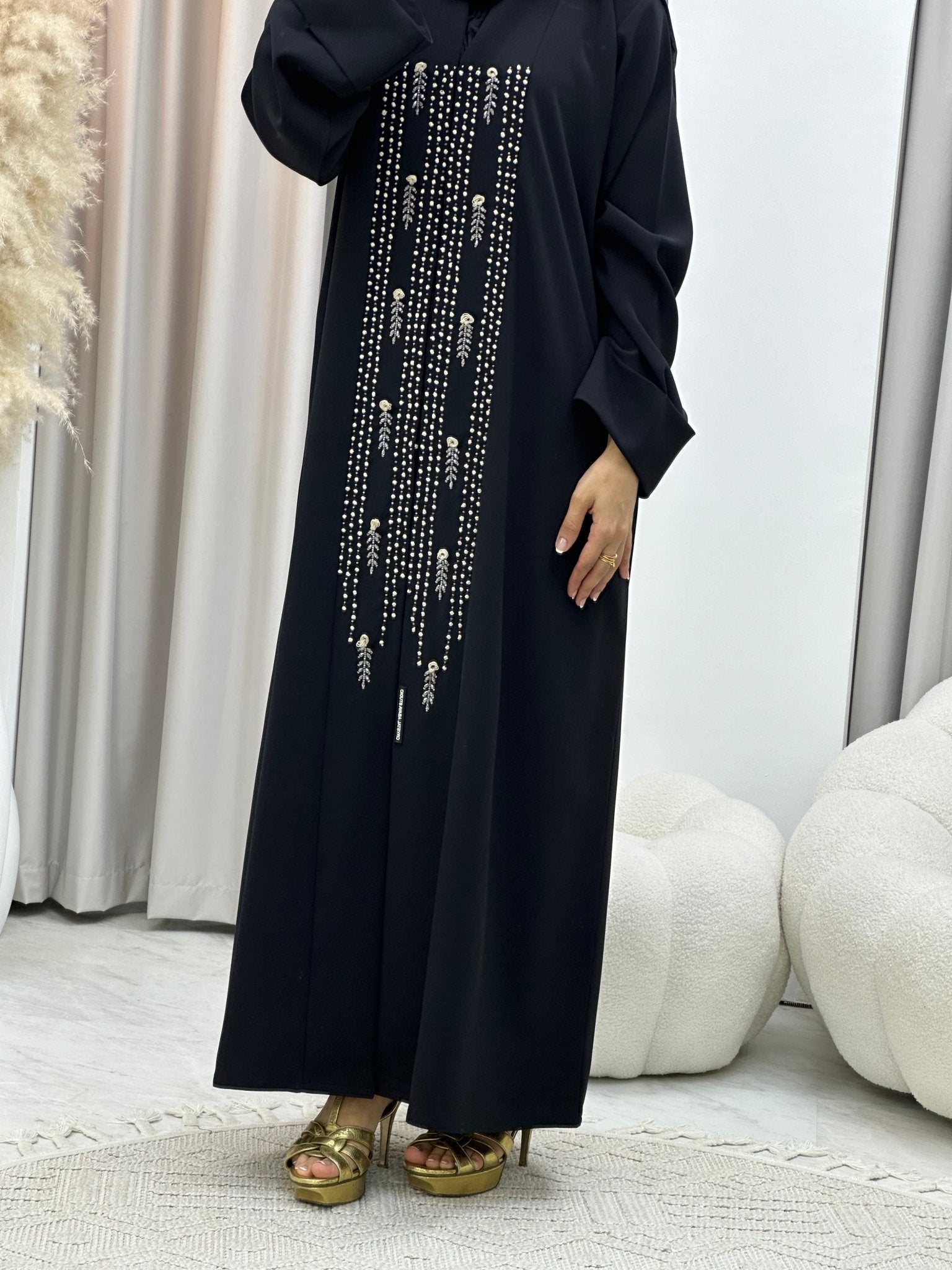 C 0323 Black Abaya