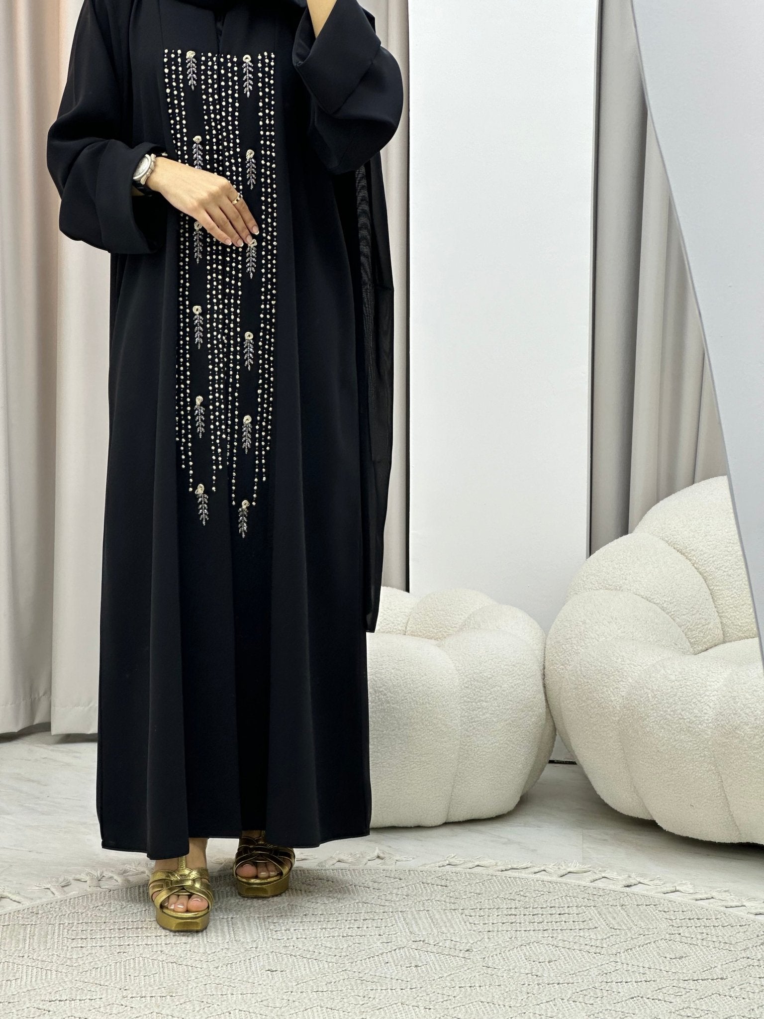 C 0323 Black Abaya