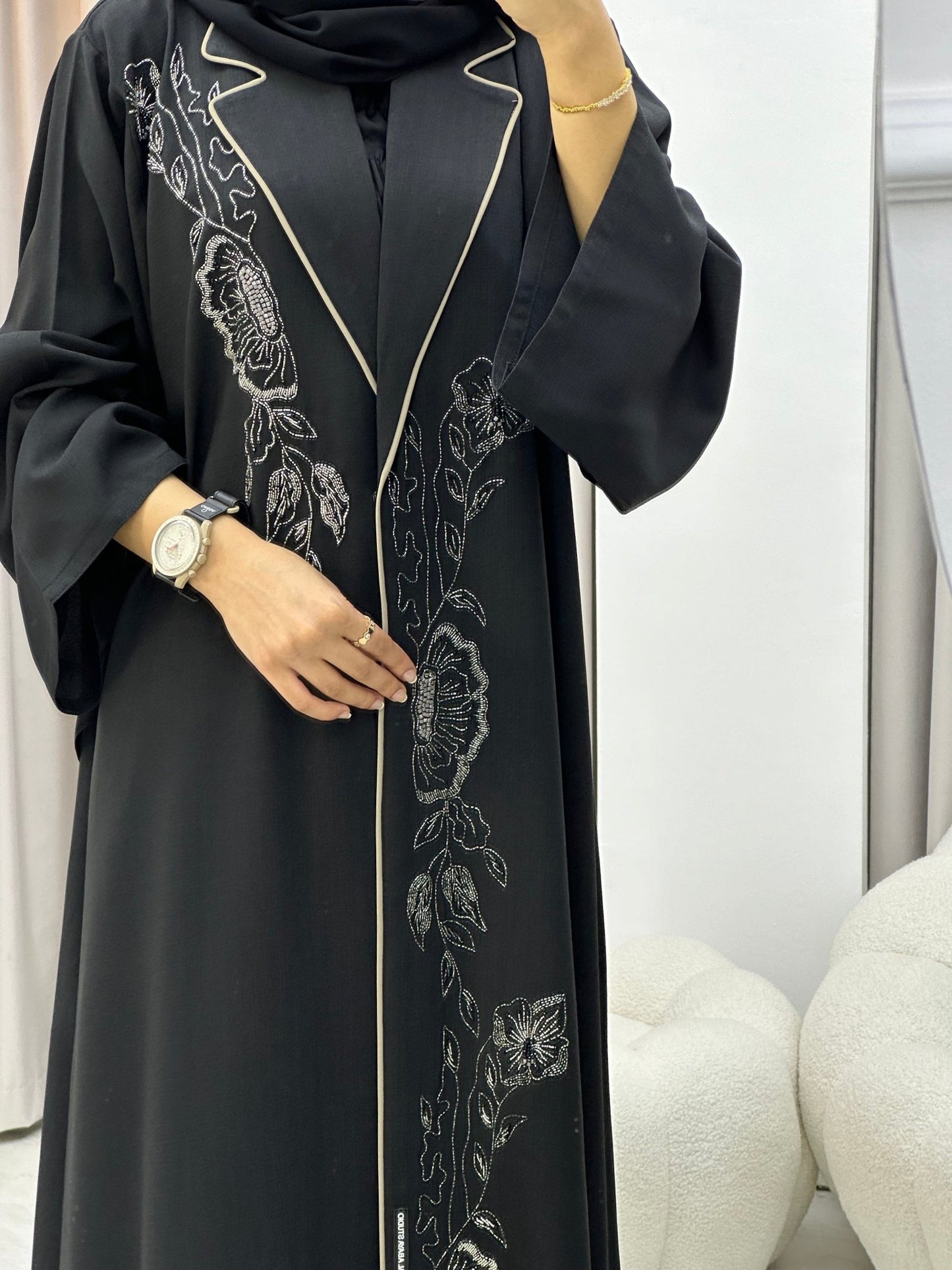 C 0324 Black Abaya