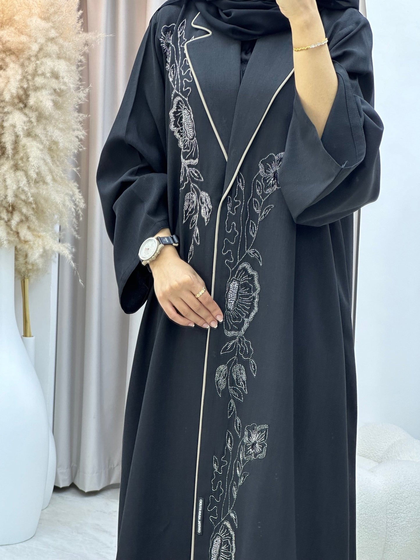 C 0324 Black Abaya