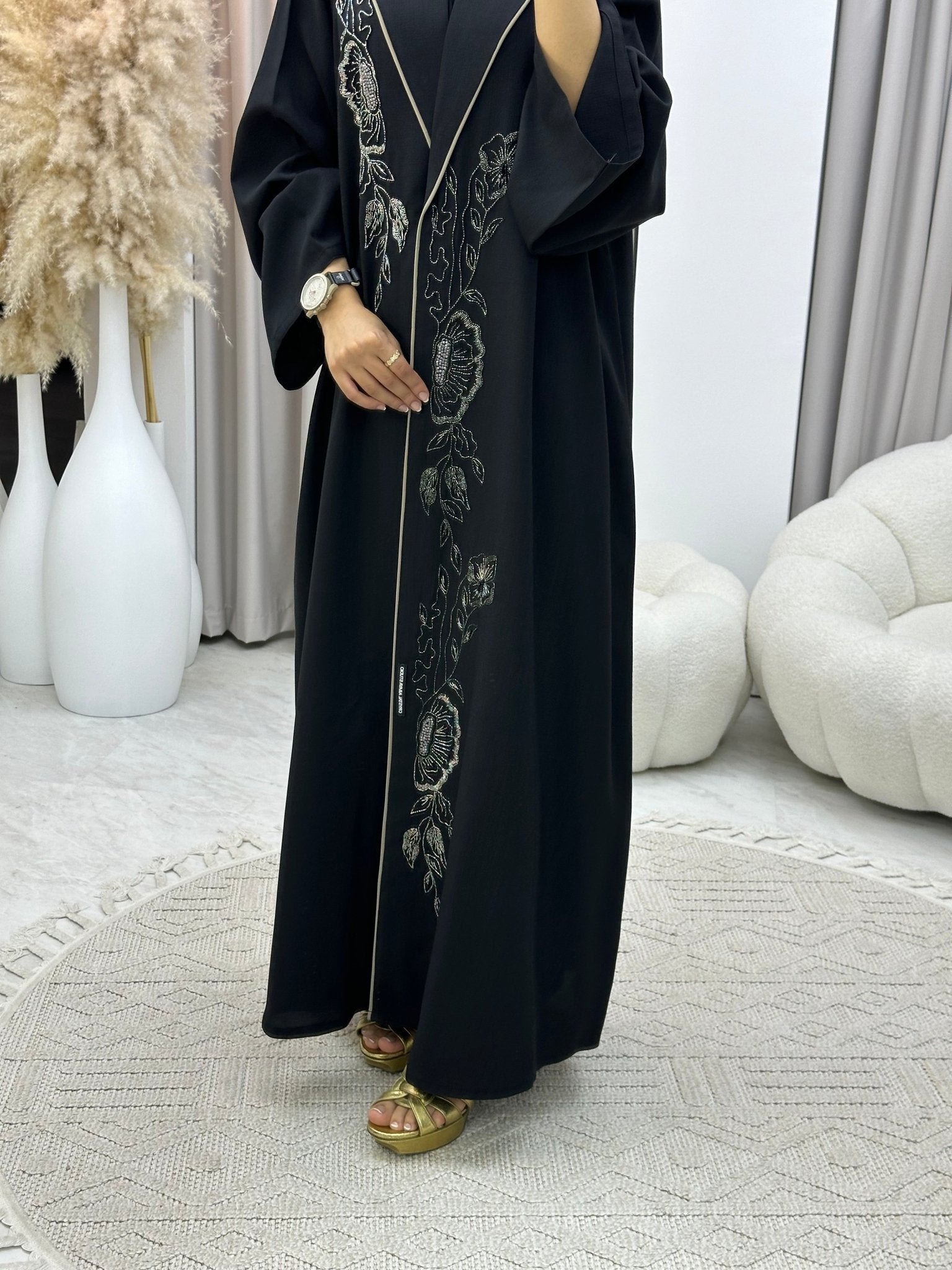 C 0324 Black Abaya