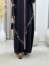 C 0327 Black Abaya - XS / 49