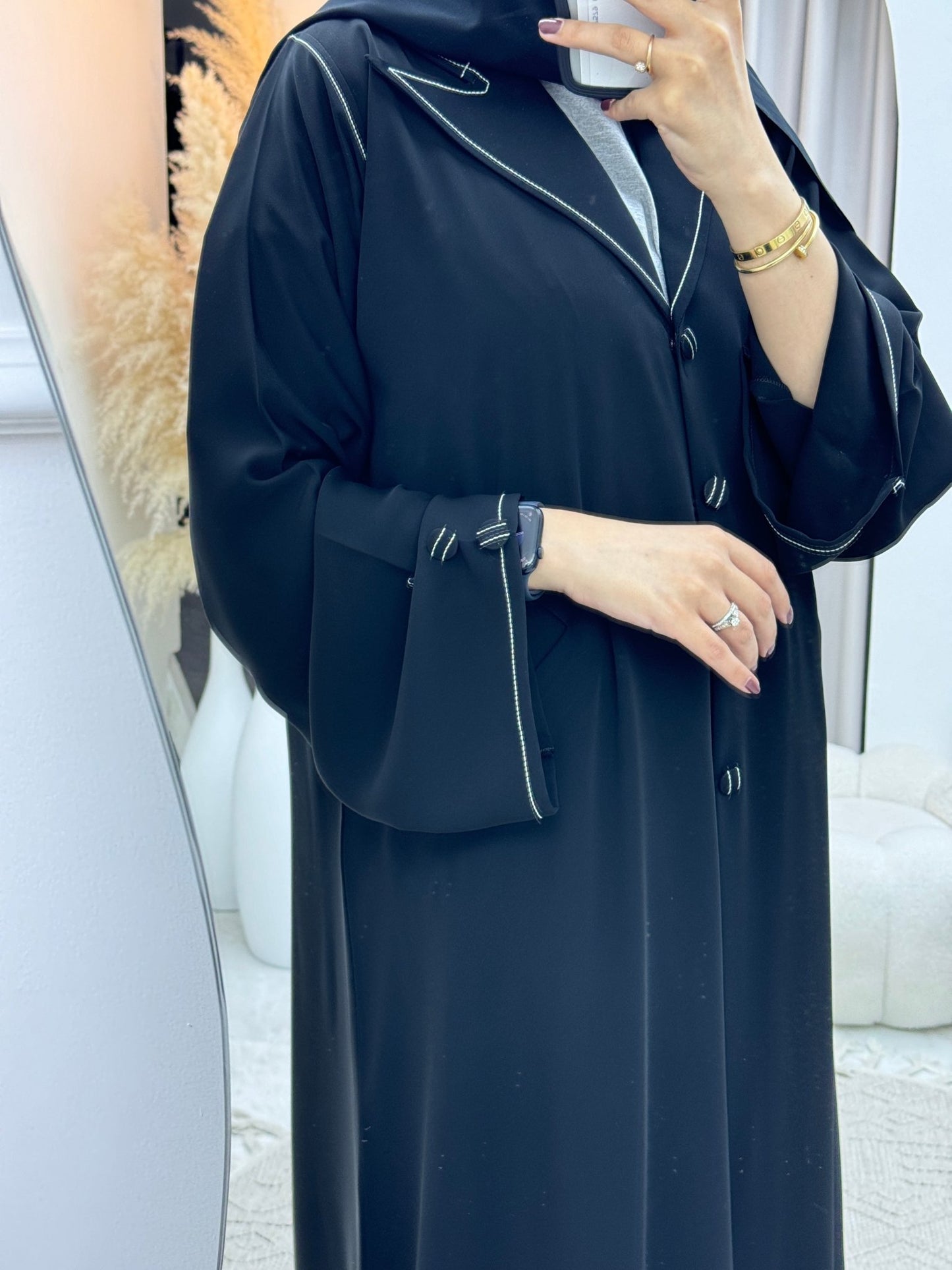 C 0329 Black Abaya