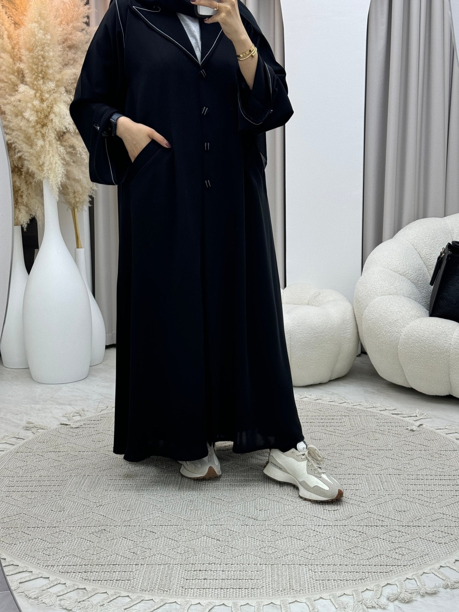 C 0329 Black Abaya