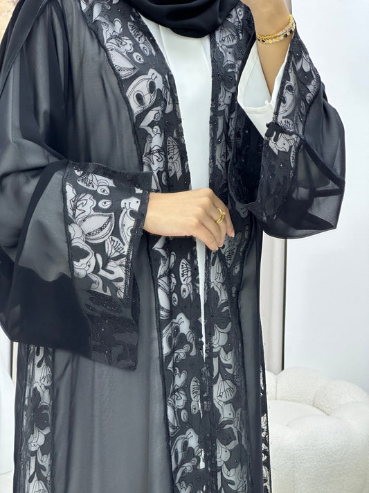 C 0334 Black Abaya