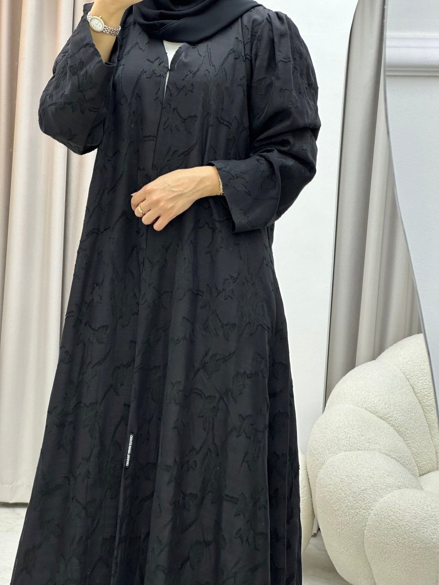 C 0337 Black Abaya