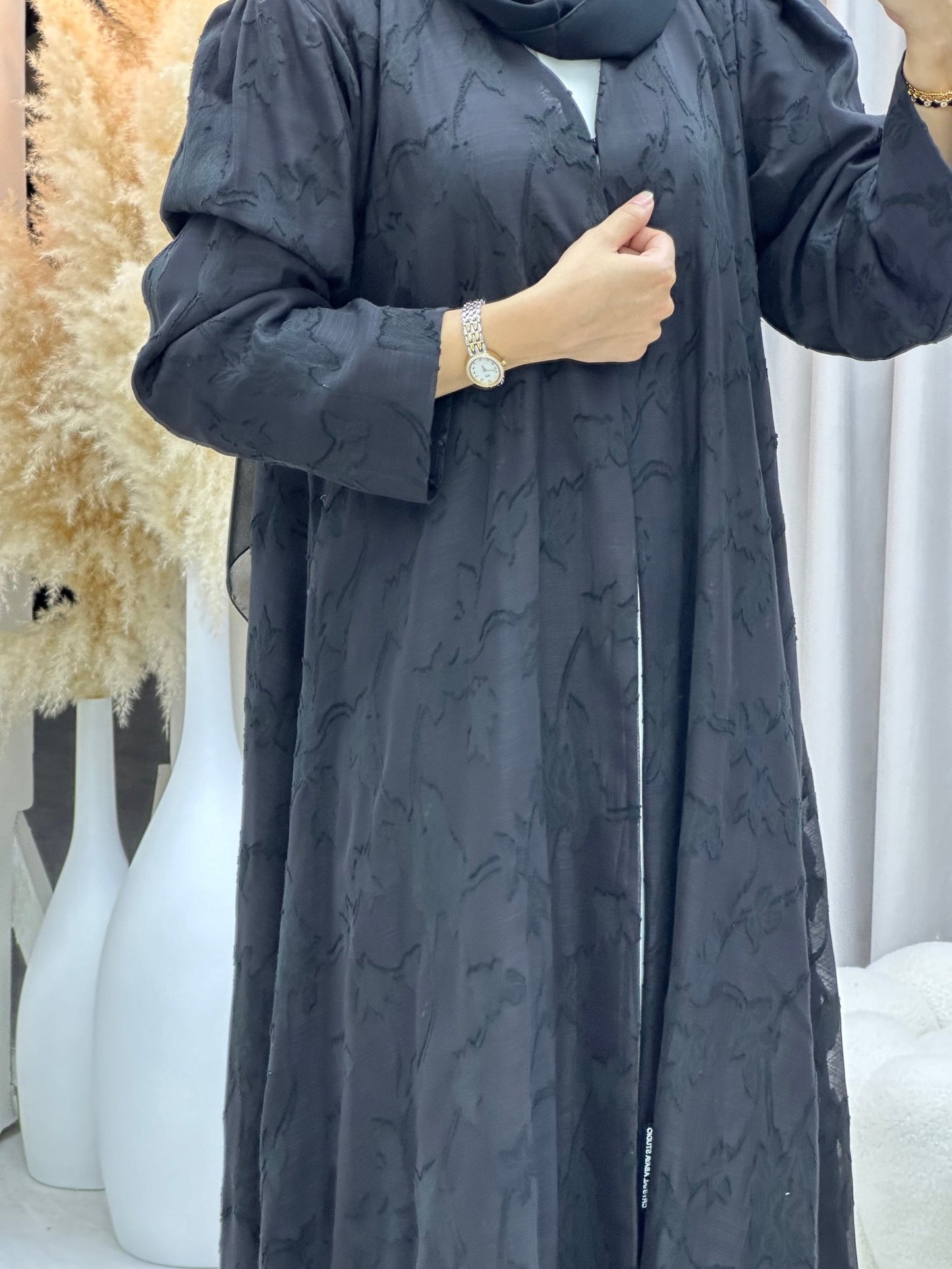 C 0337 Black Abaya