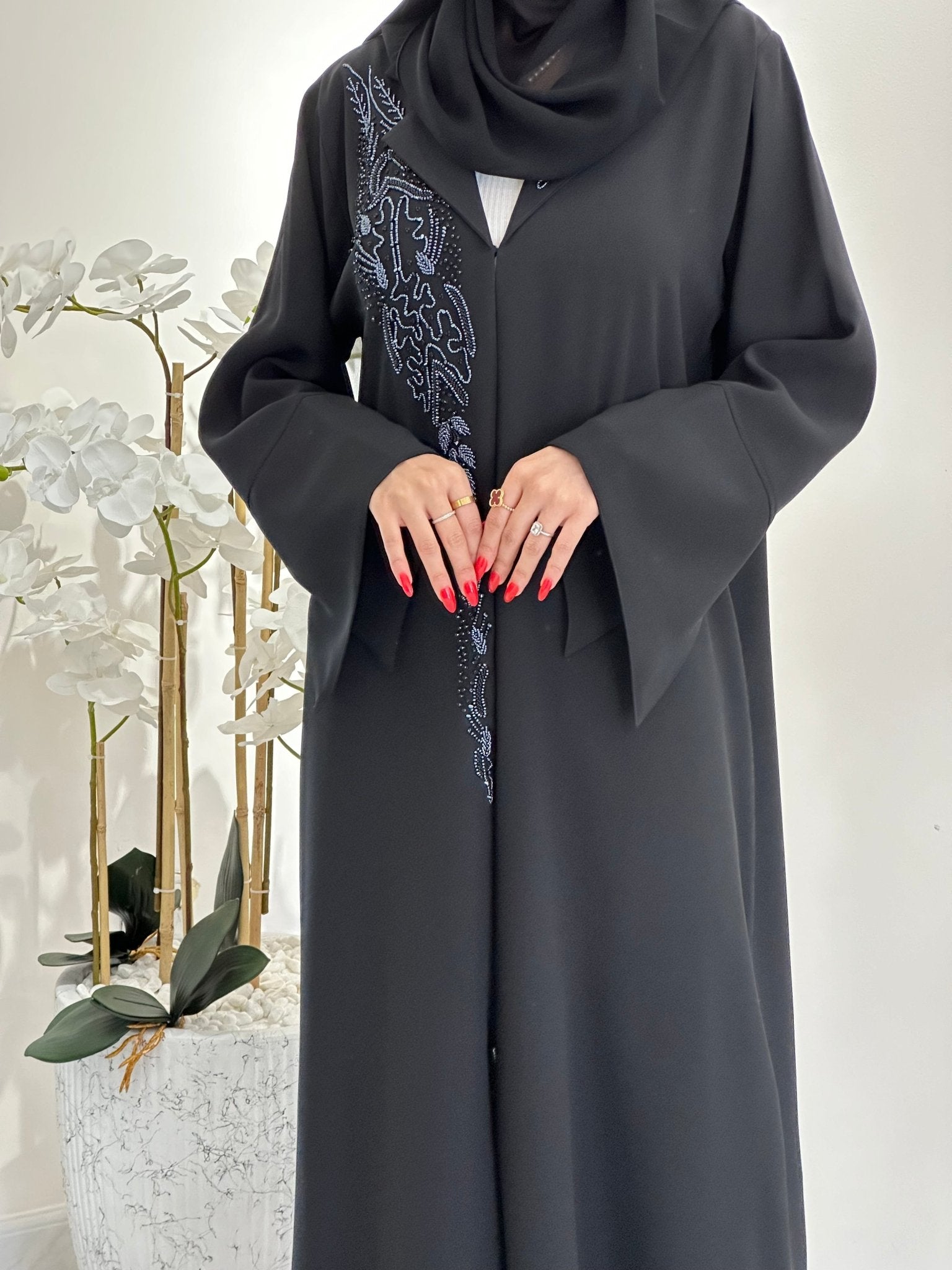 C 0341 Black Abaya