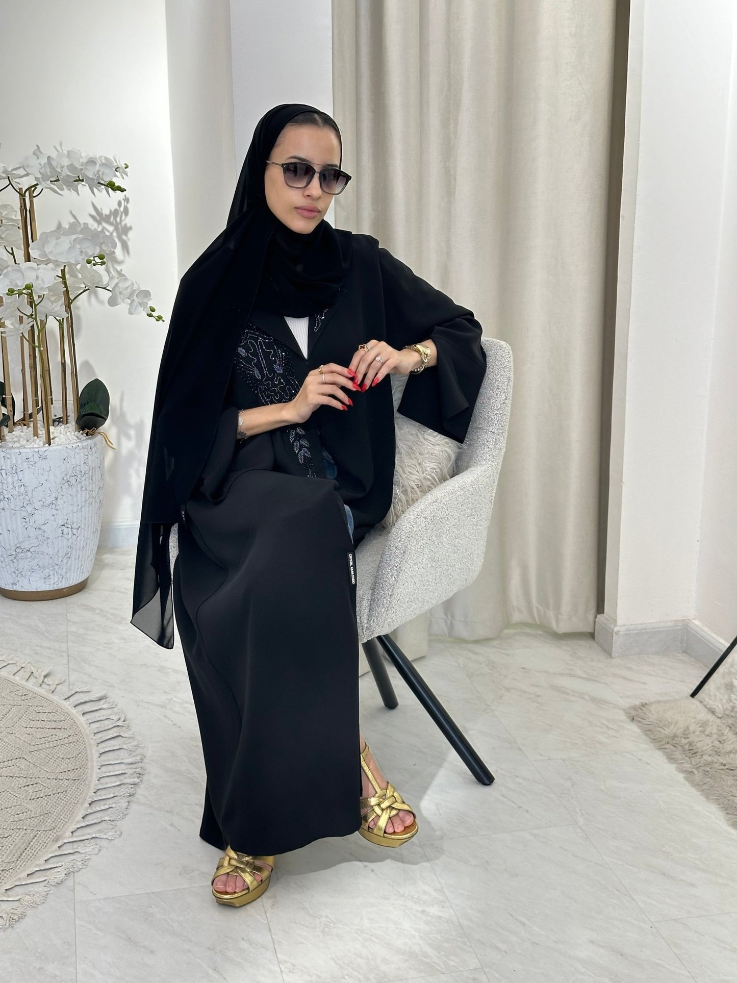 C 0341 Black Abaya