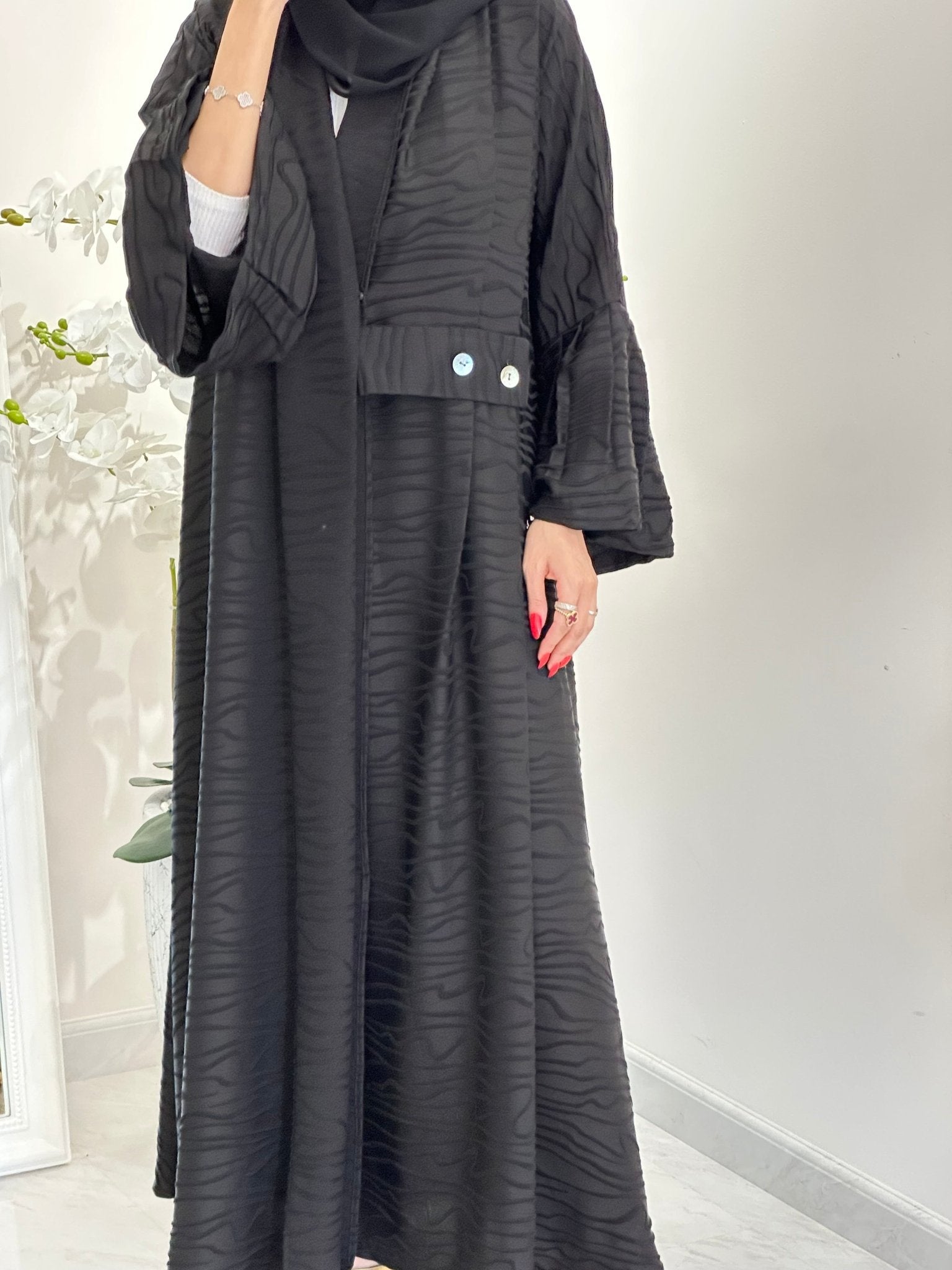 C 0343 Black Abaya