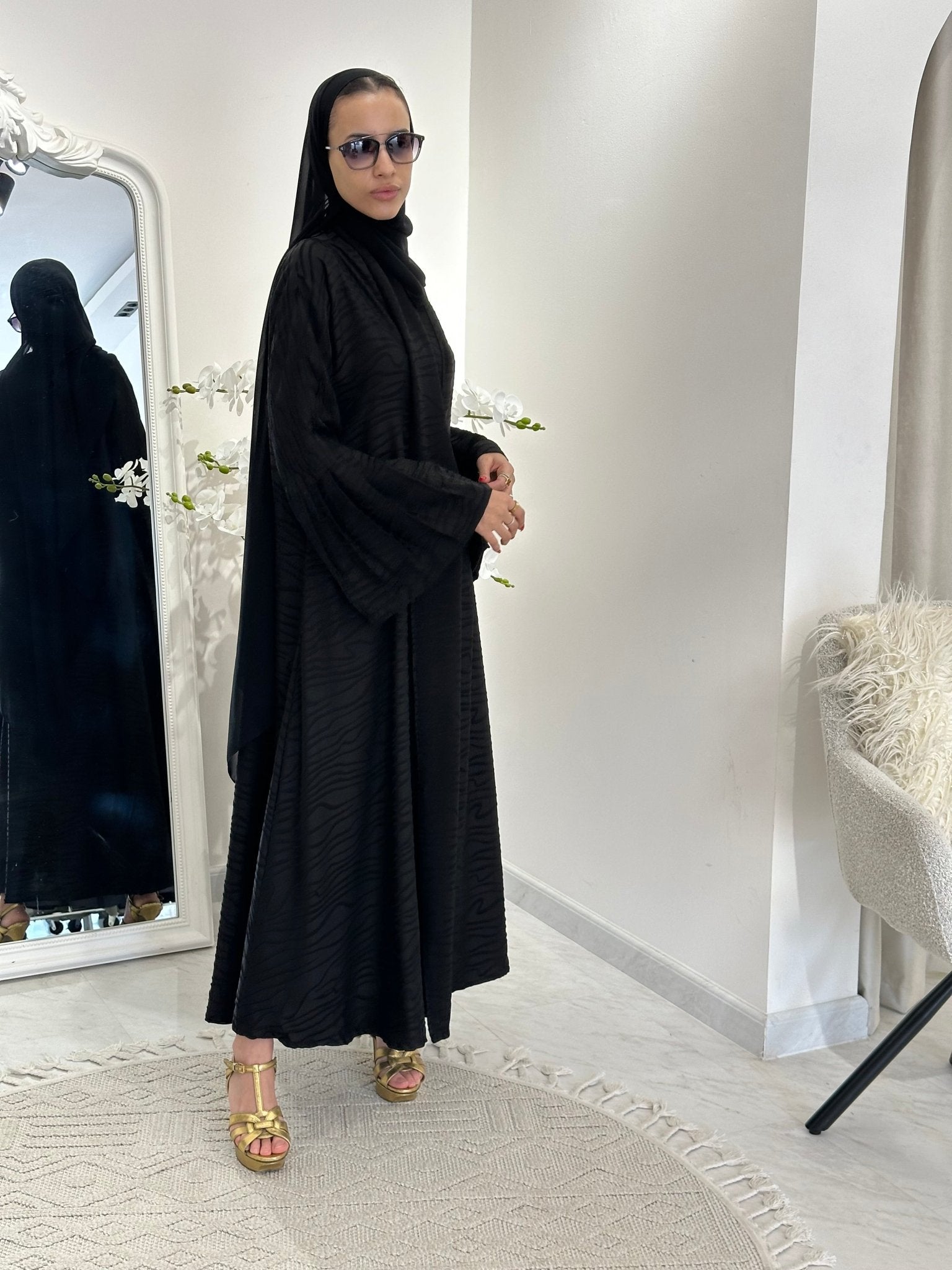 C 0343 Black Abaya