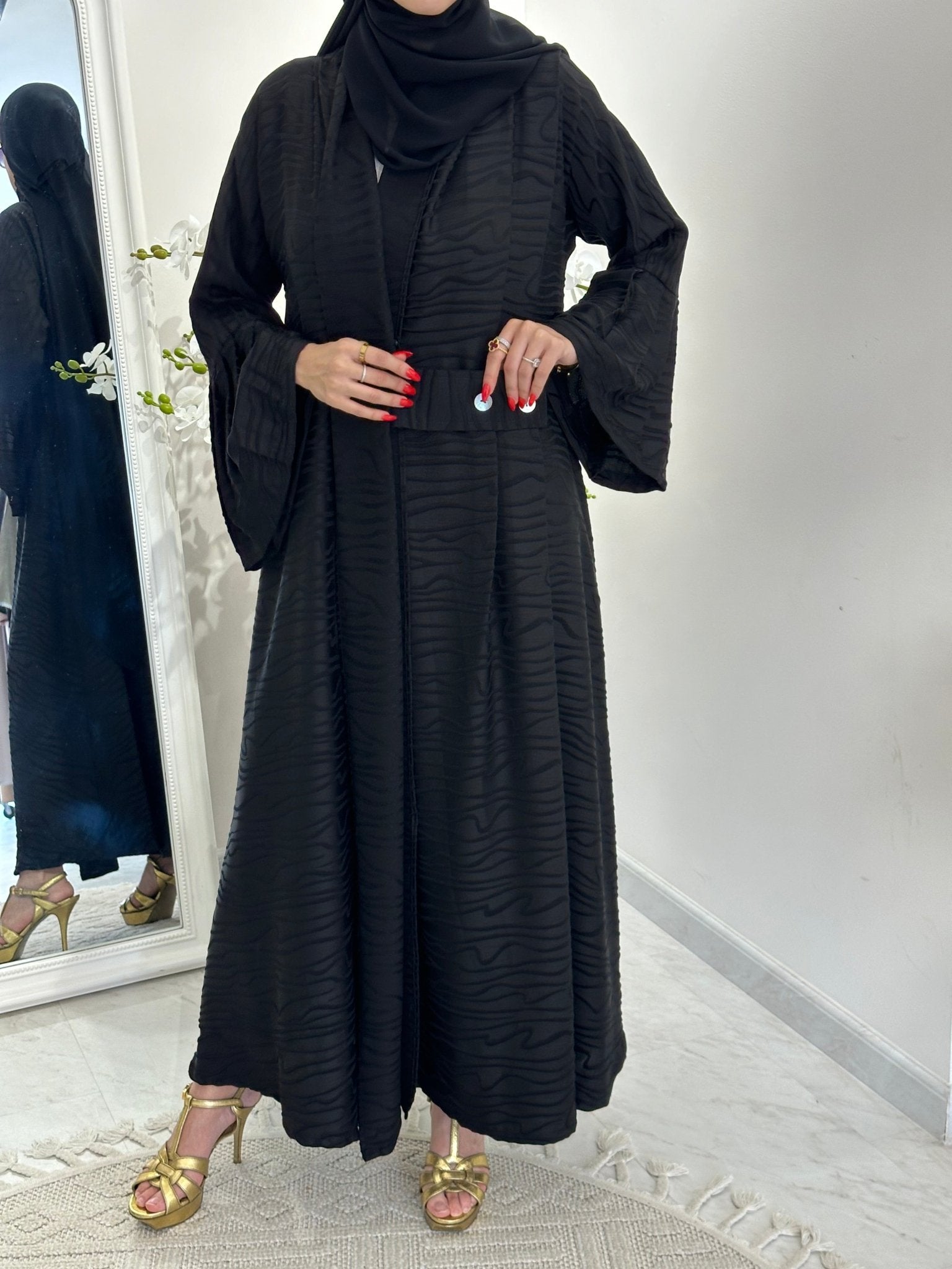 C 0343 Black Abaya