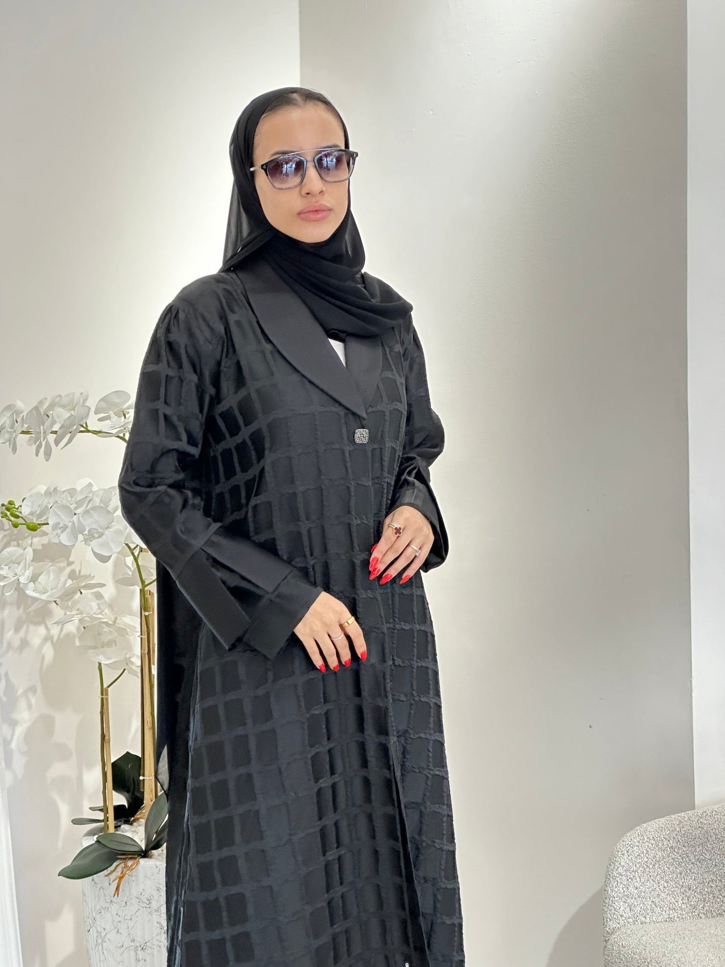 C 0347 Black Abaya