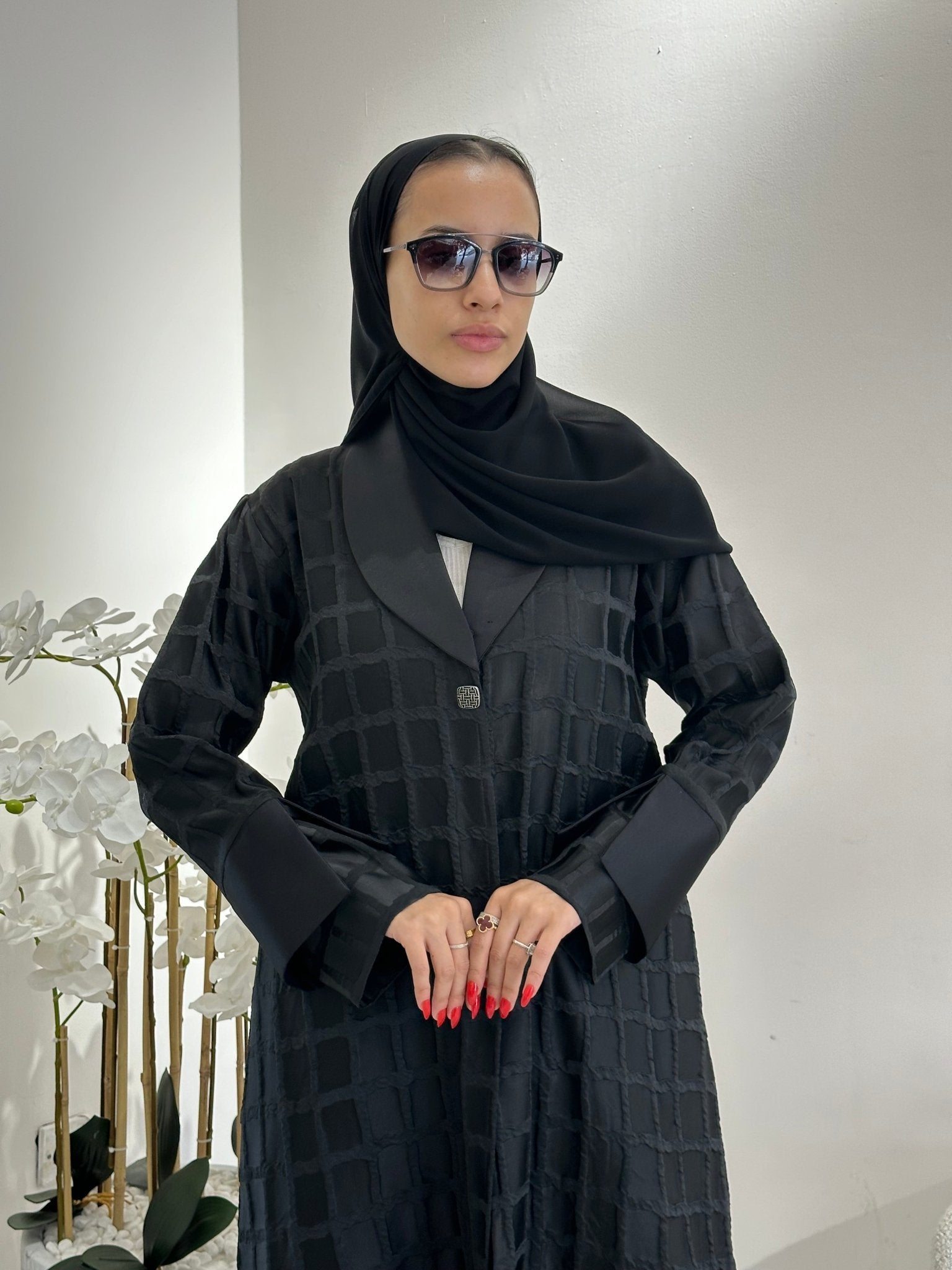 C 0347 Black Abaya