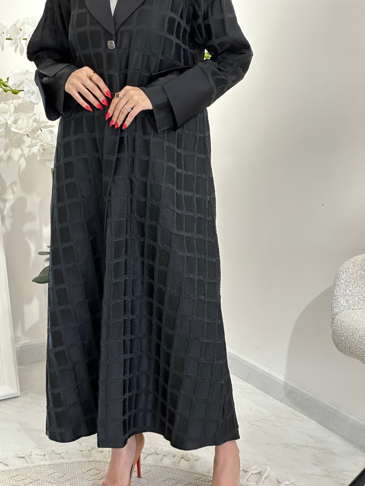 C 0347 Black Abaya