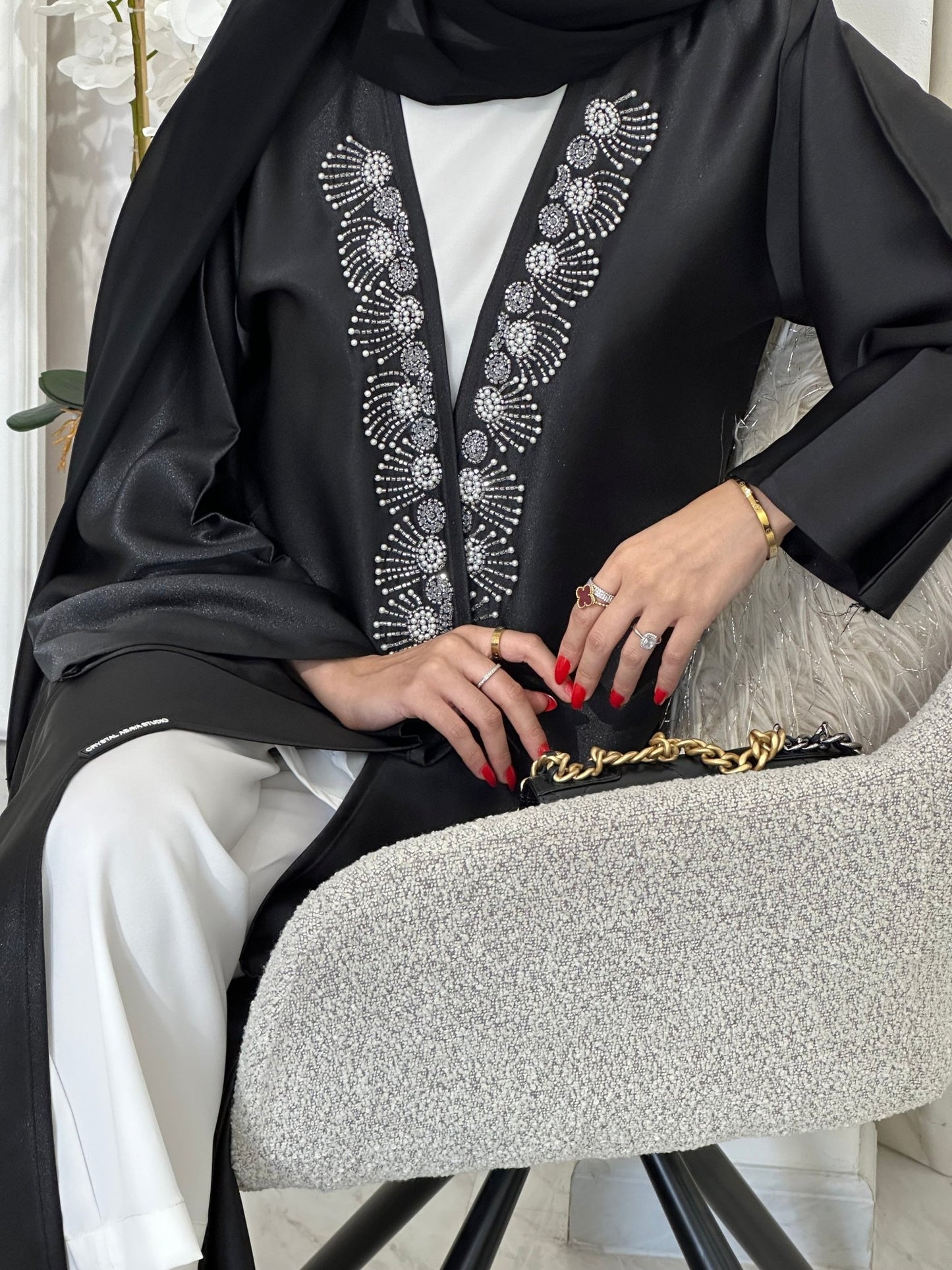 C 0348 Black Abaya