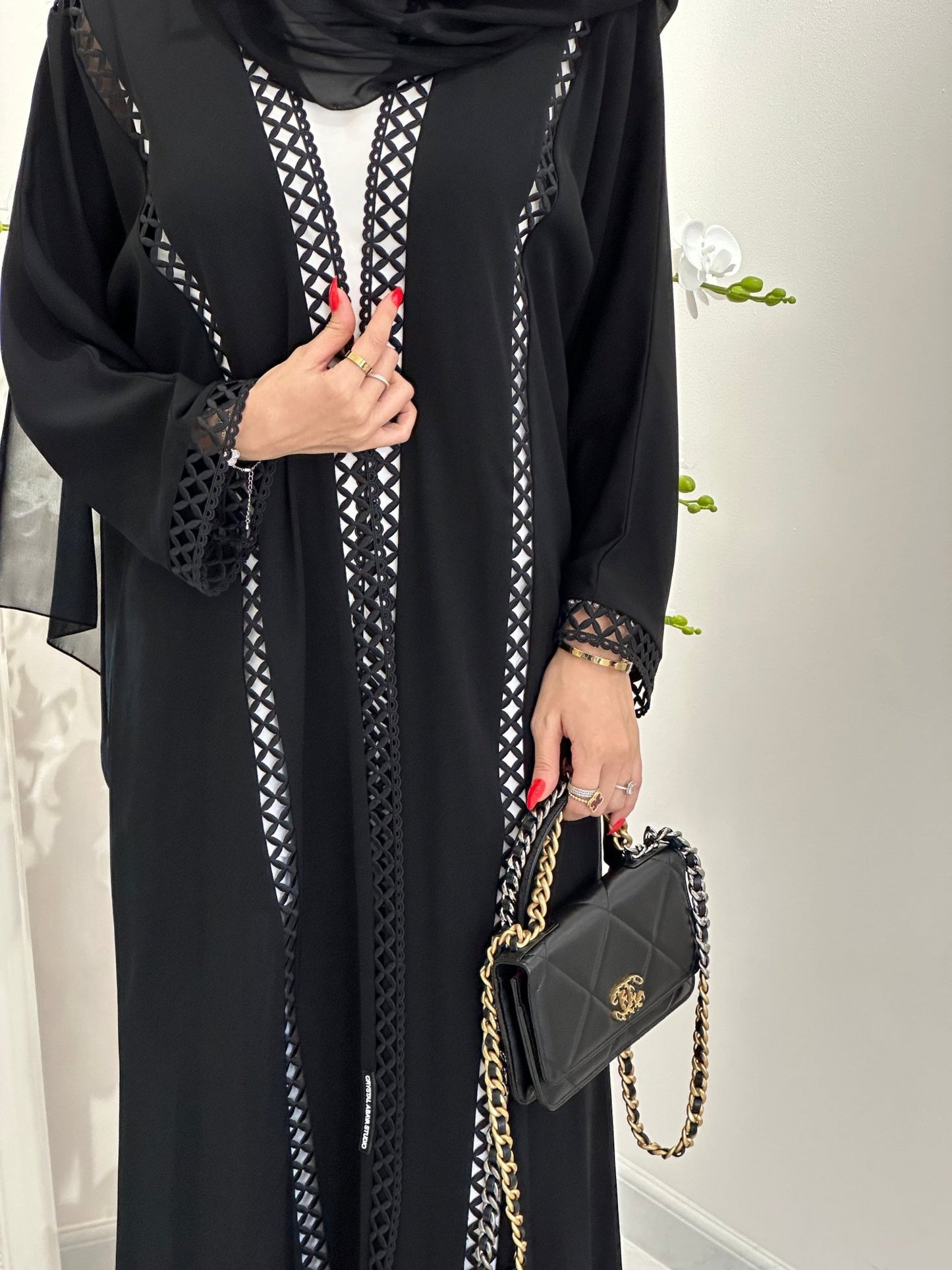 C 0349 Black Abaya