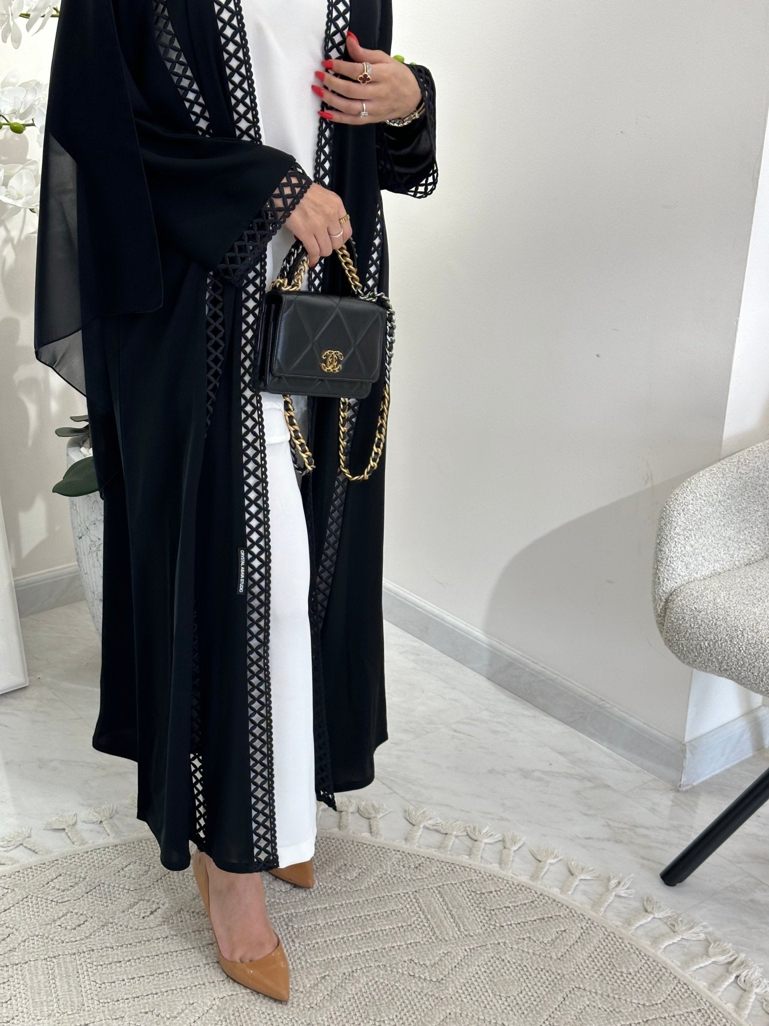 C 0349 Black Abaya