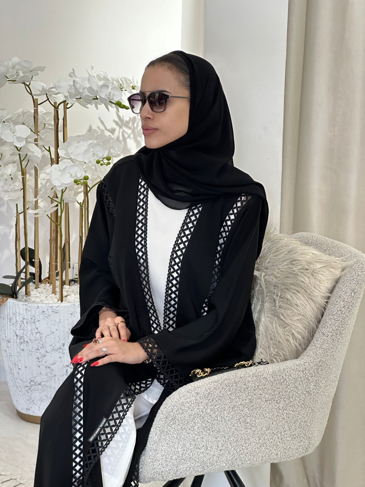 C 0349 Black Abaya