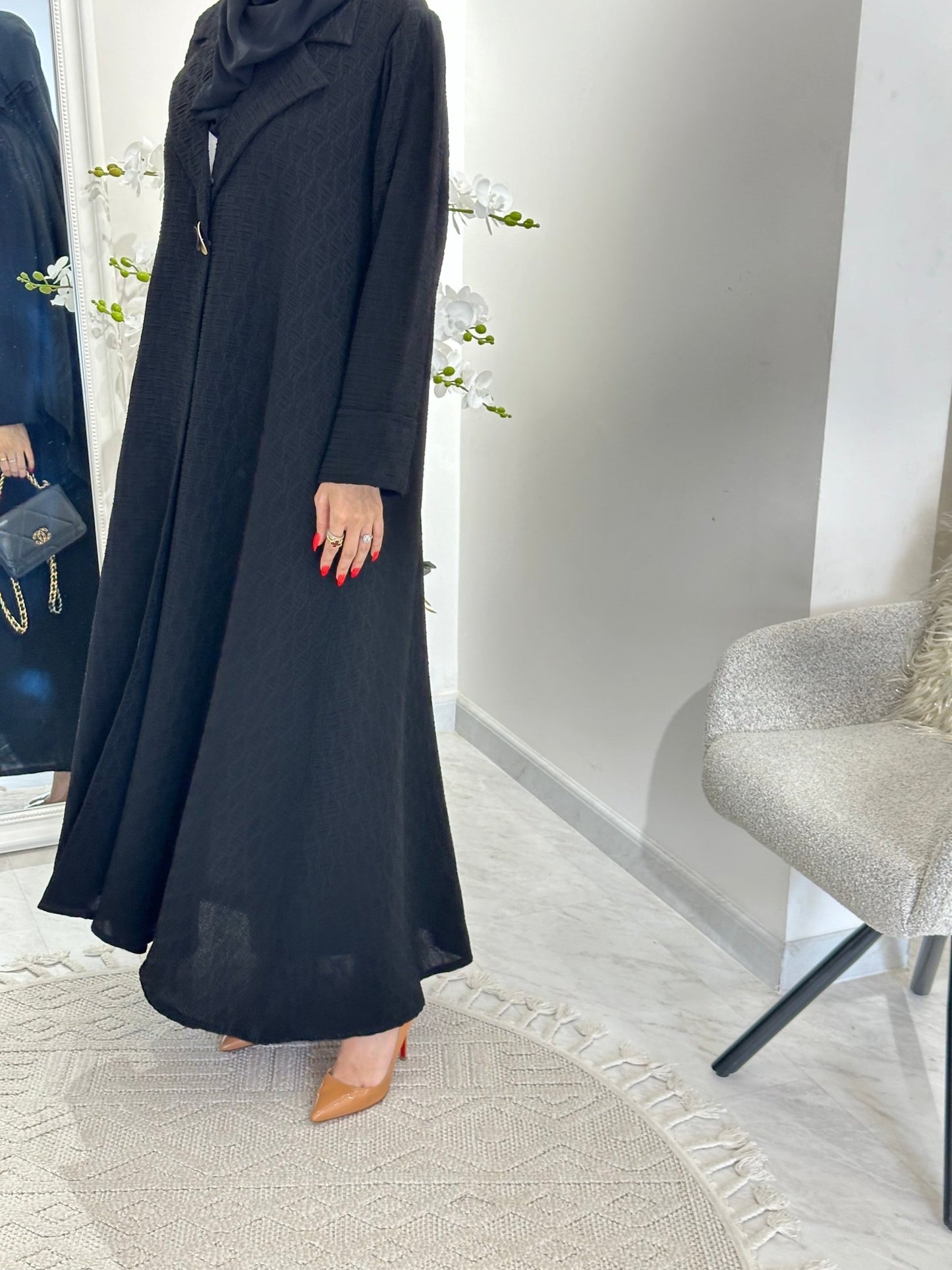 C 0350 Black Abaya