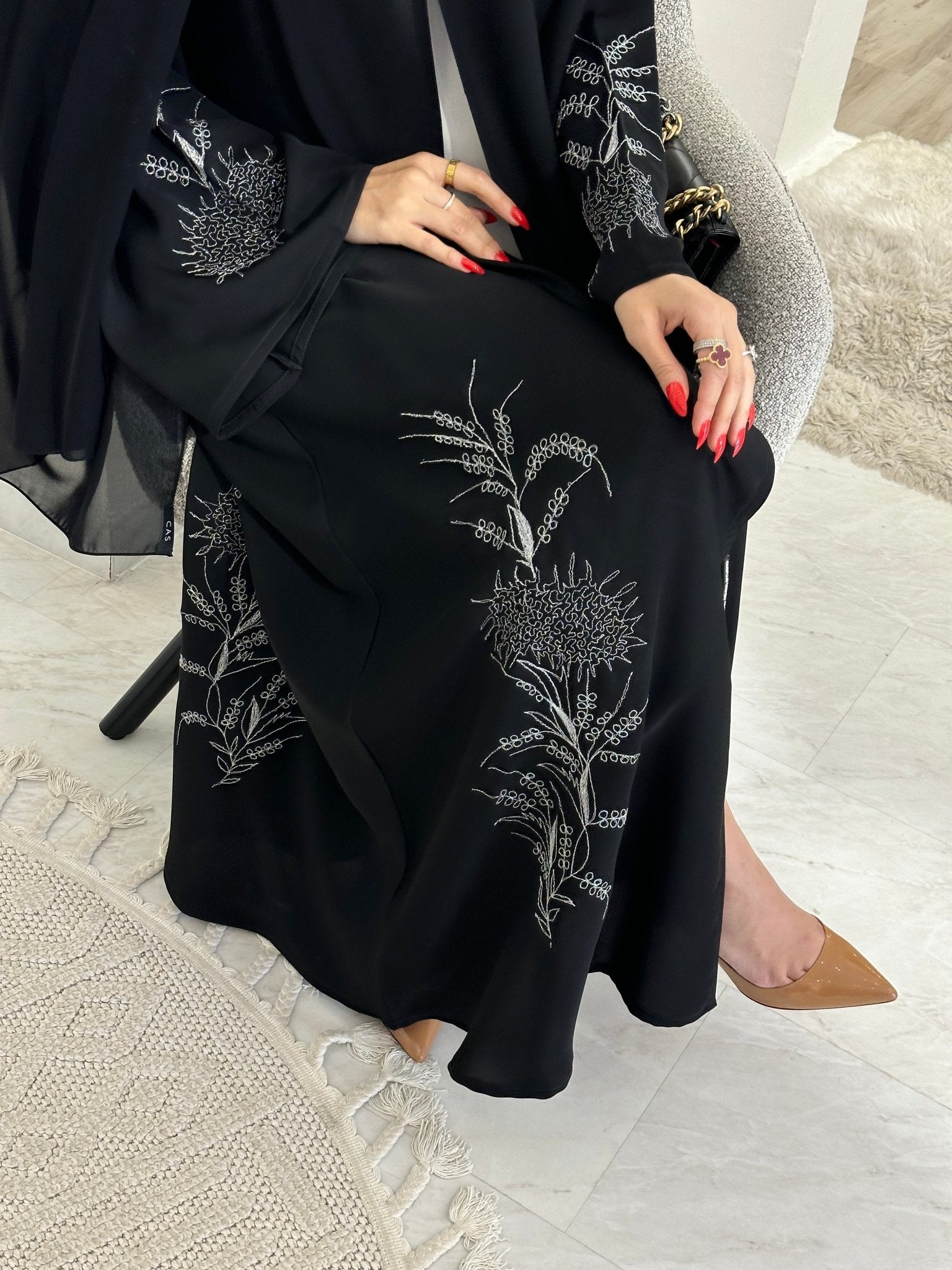 C 0351 Black Abaya