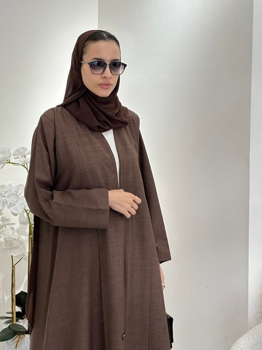 C 0356 Brown Abaya