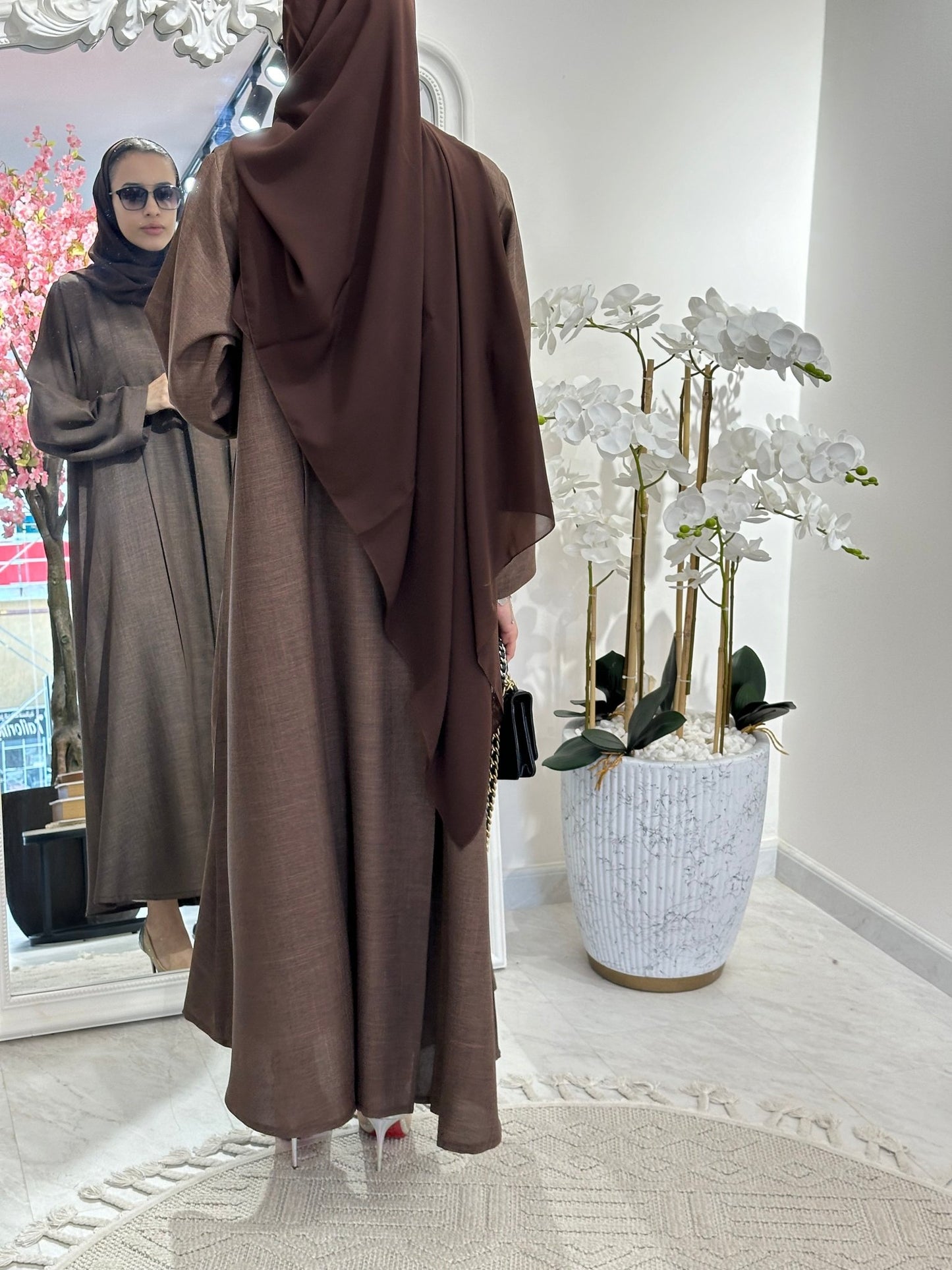 C 0356 Brown Abaya