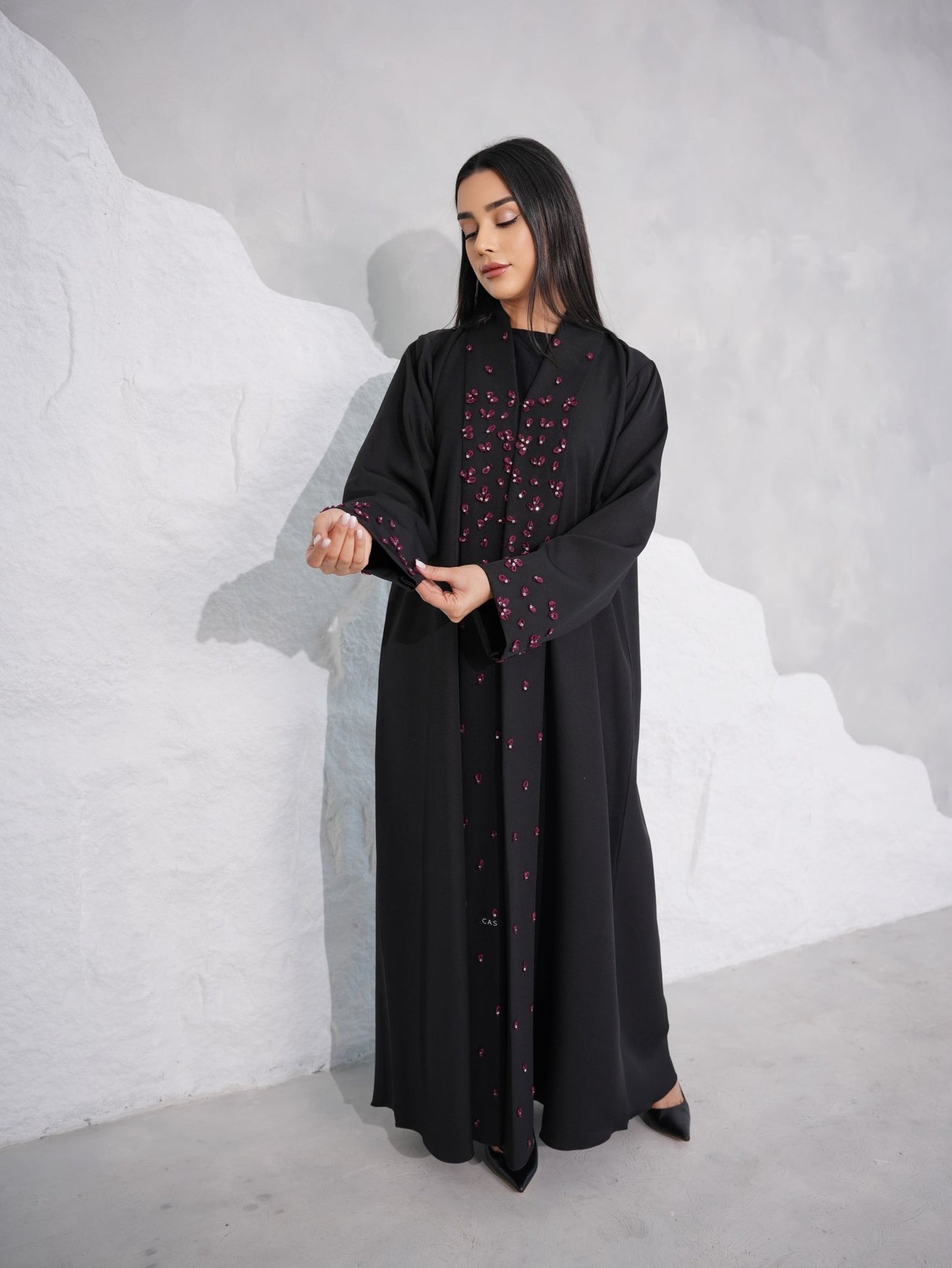 C 0374 Black Abaya