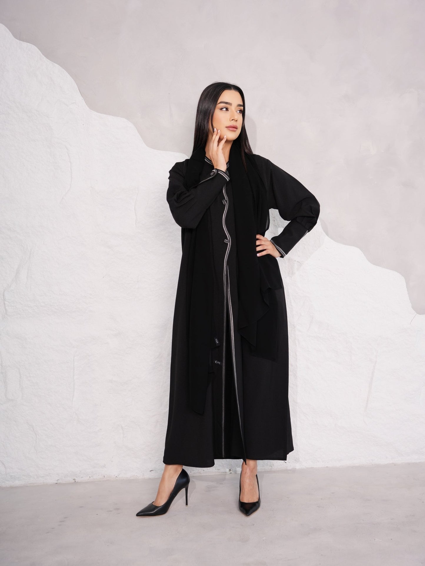 C 0375 Black Abaya