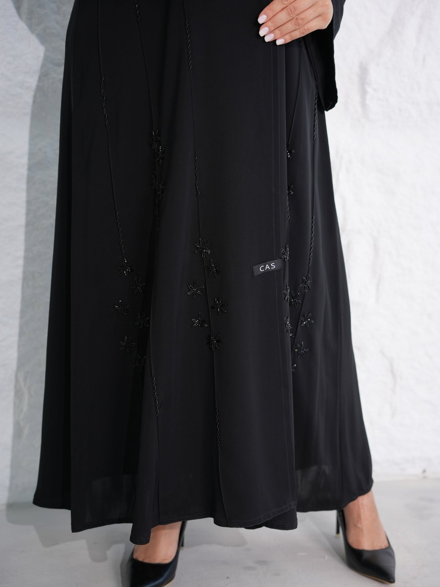 C 0377 Black Abaya