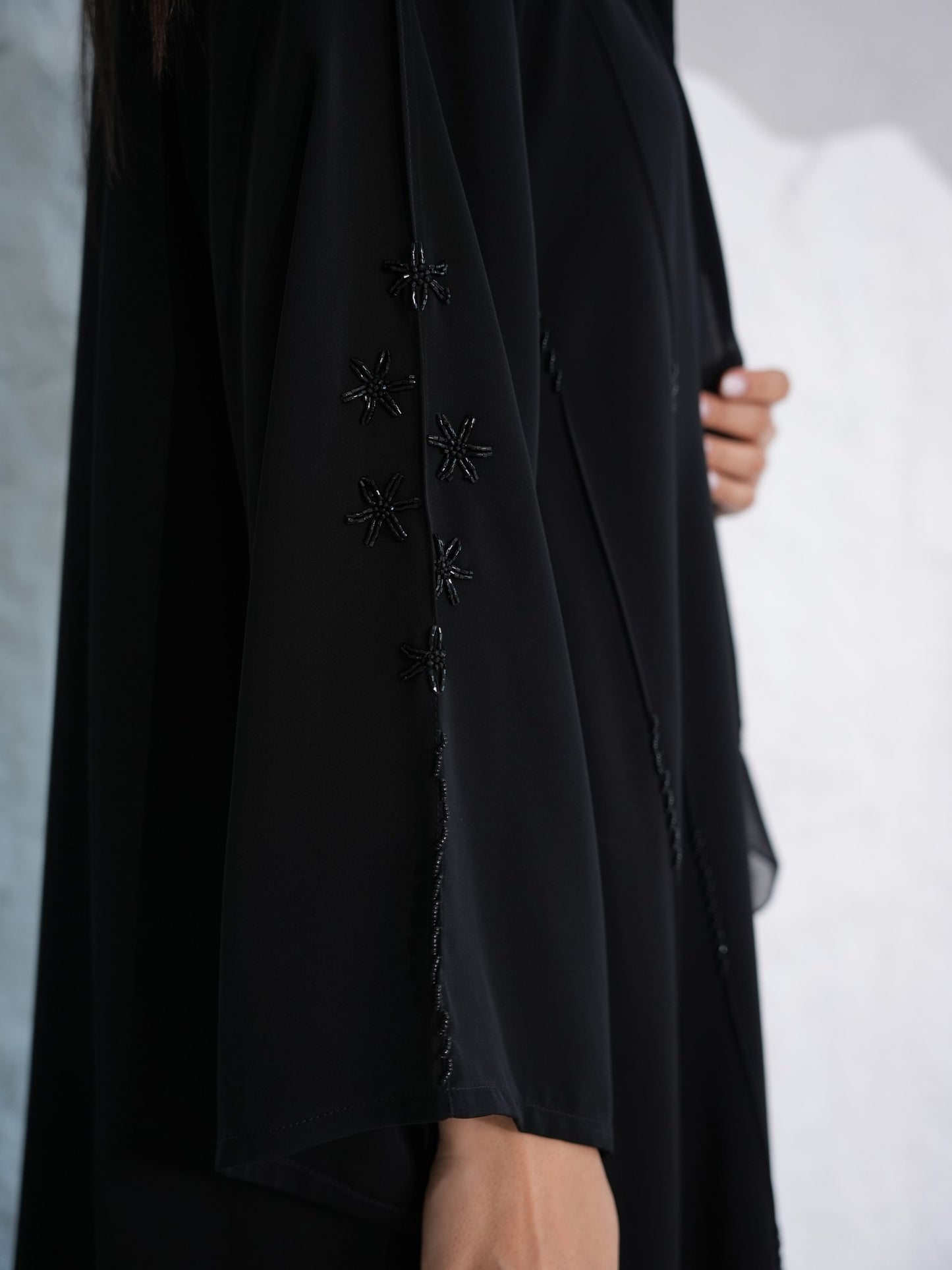 C 0377 Black Abaya