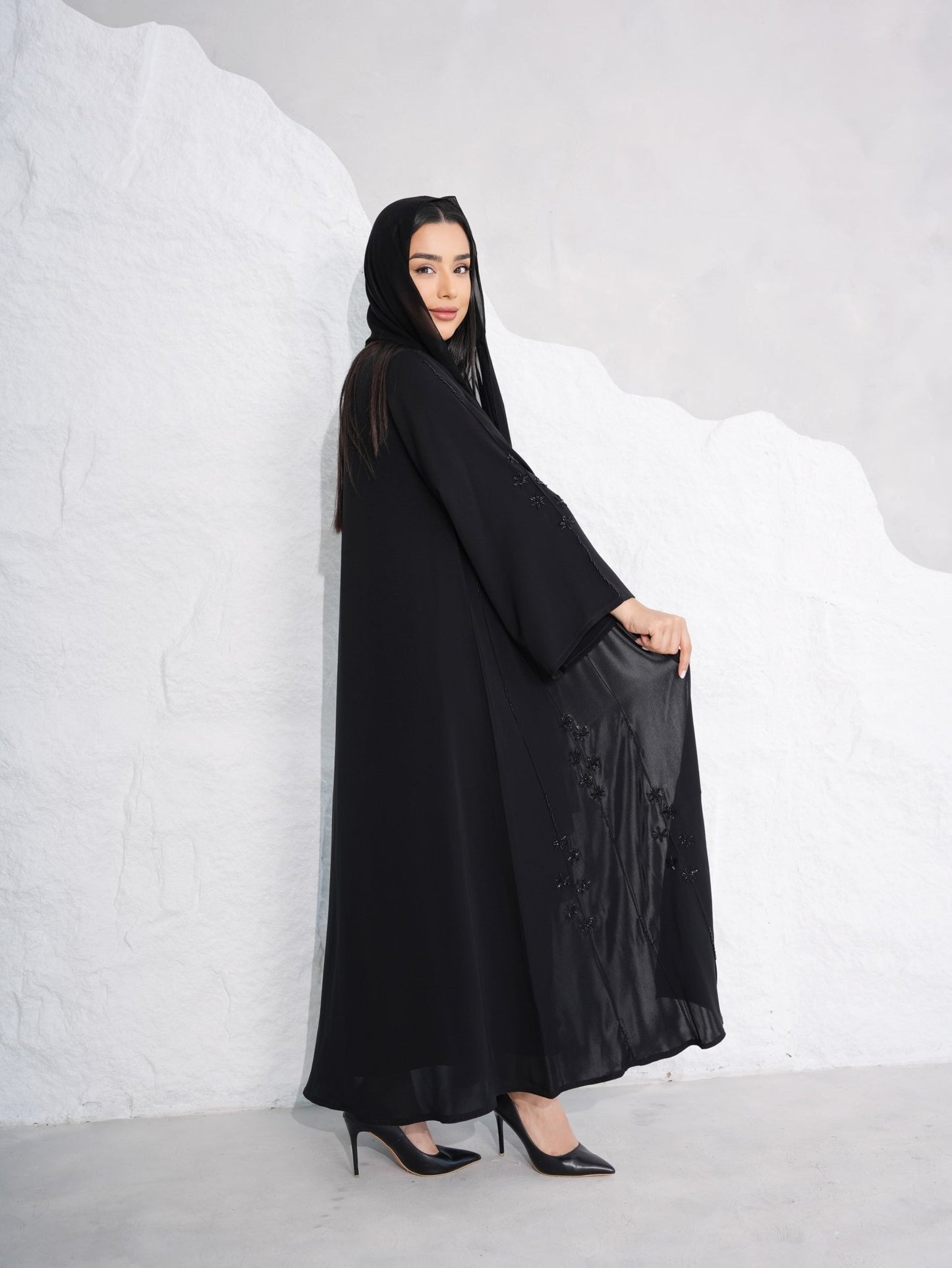 C 0377 Black Abaya