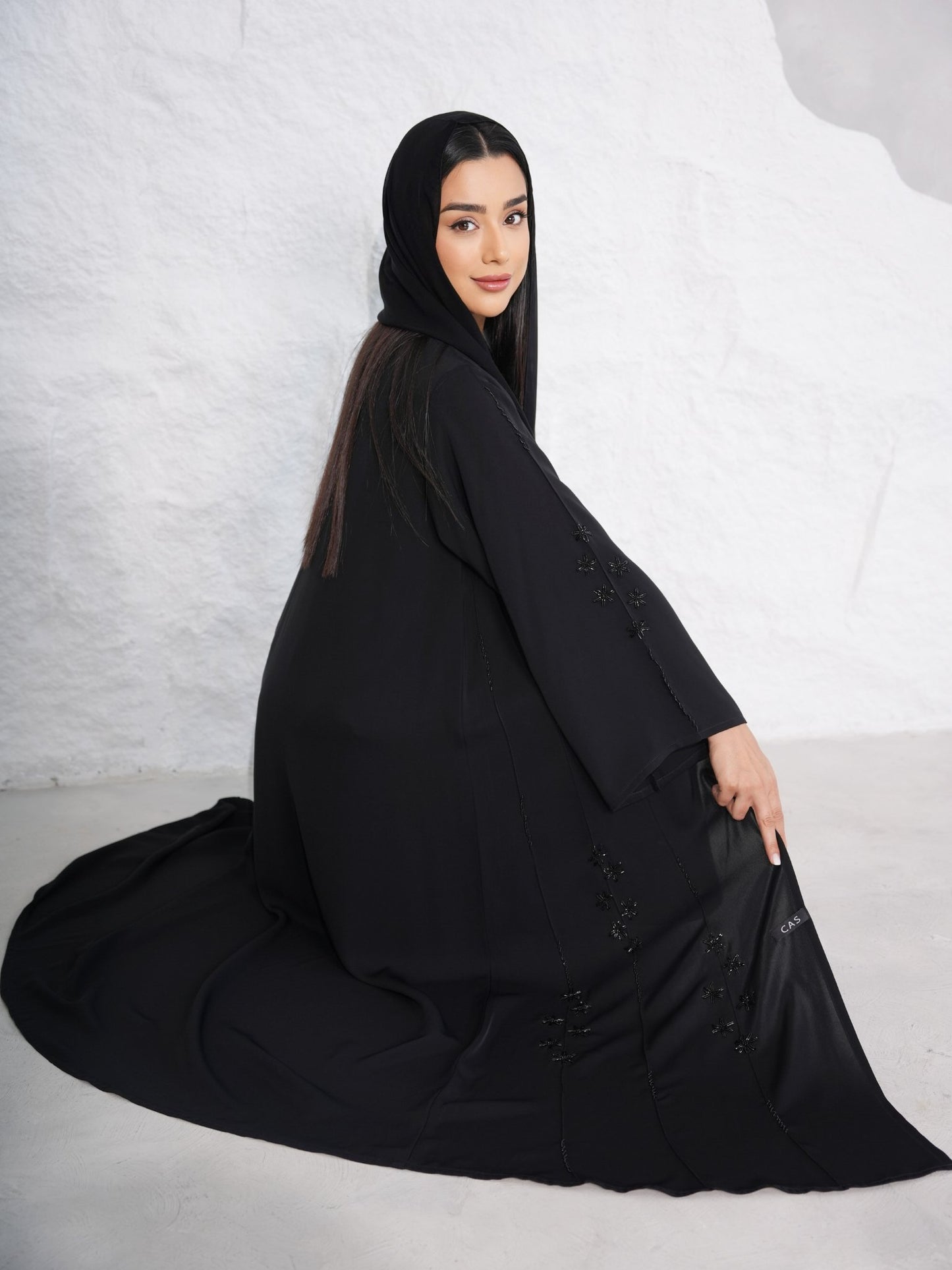 C 0377 Black Abaya