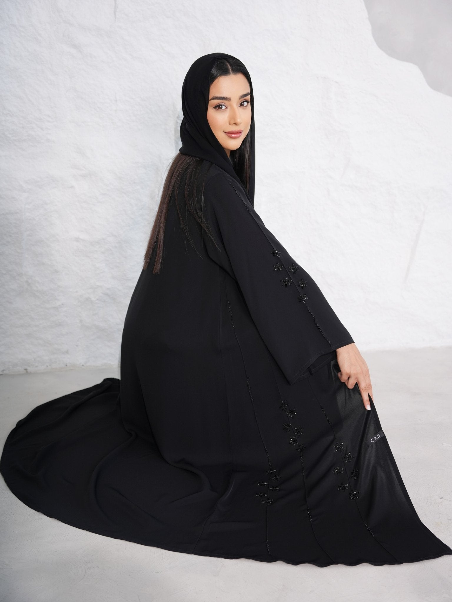 C 0377 Black Abaya