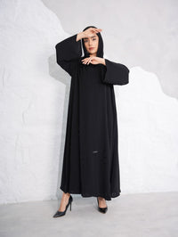 C 0377 Black Abaya - XS / 49
