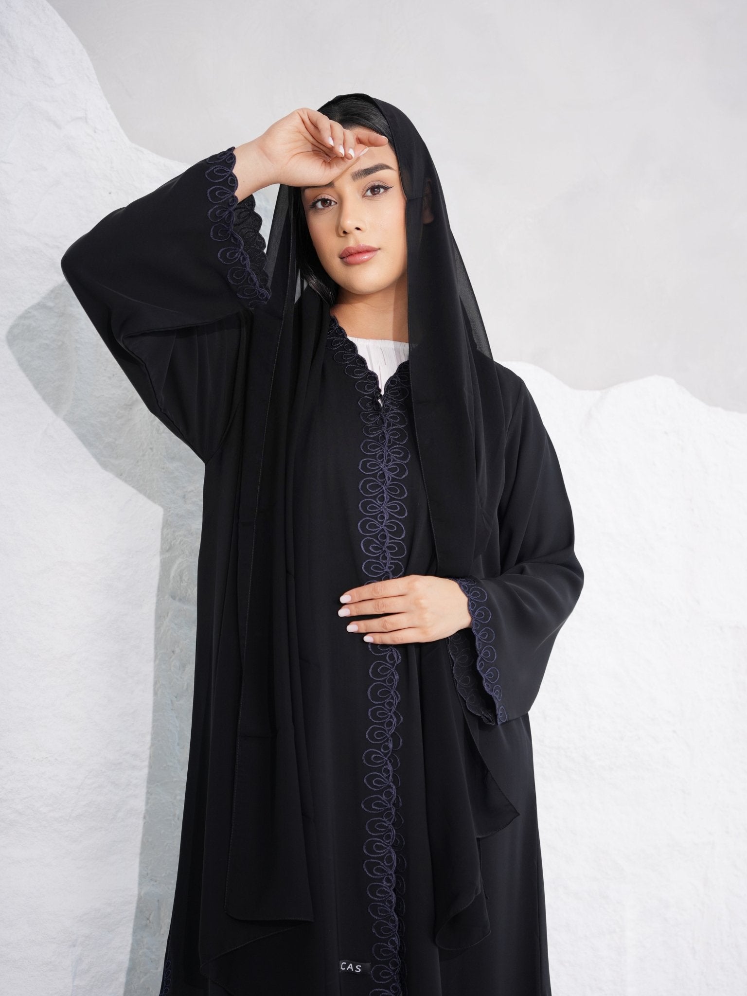 C 0378 Black Abaya