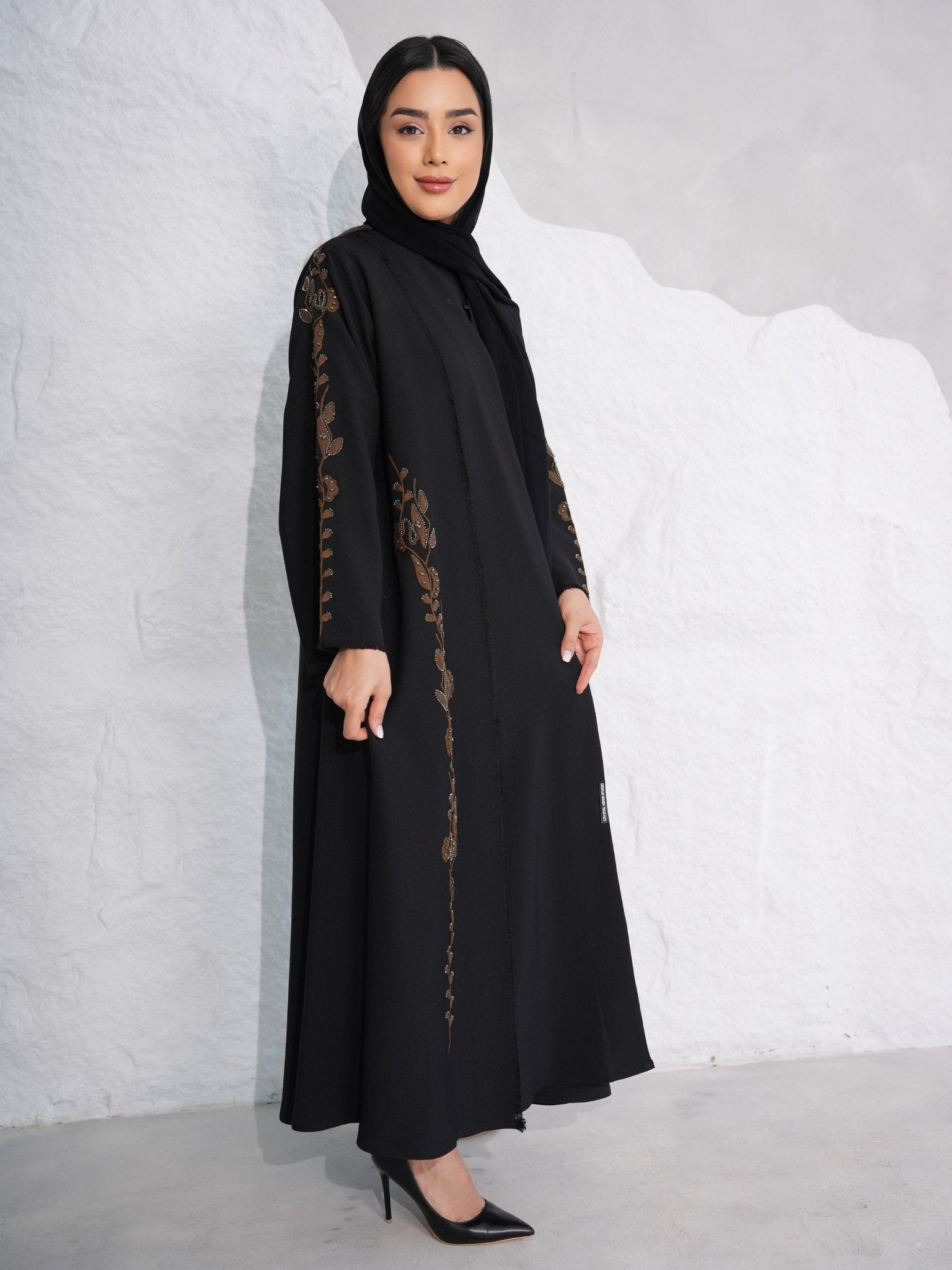 C 0382 Black Abaya