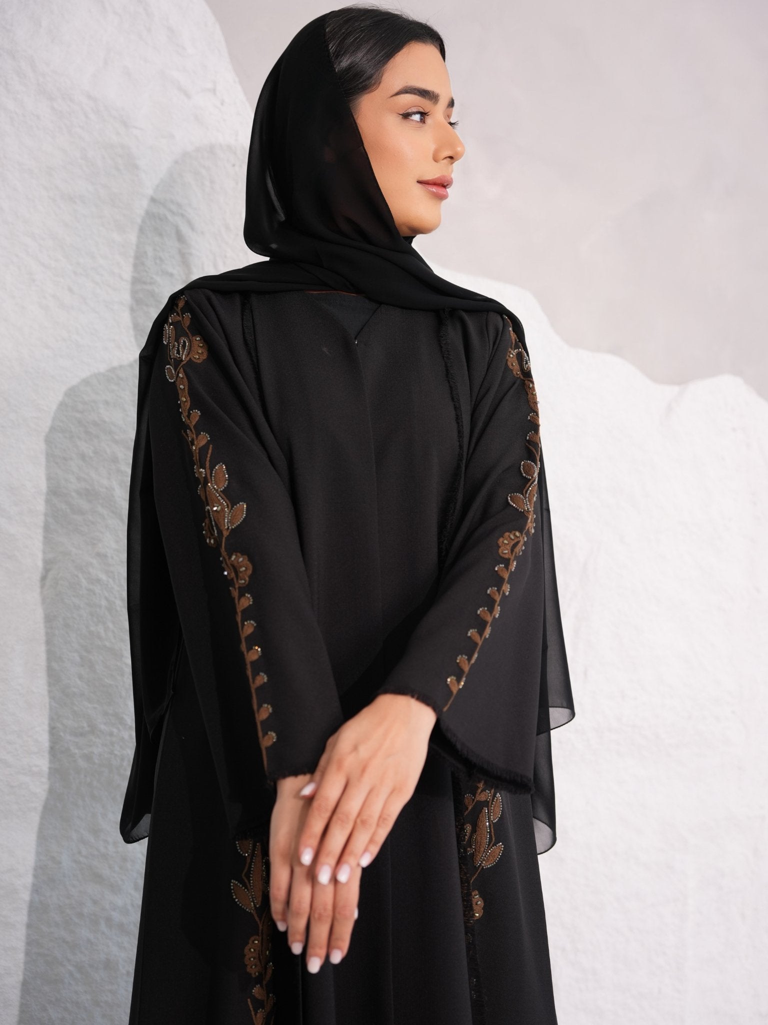 C 0382 Black Abaya