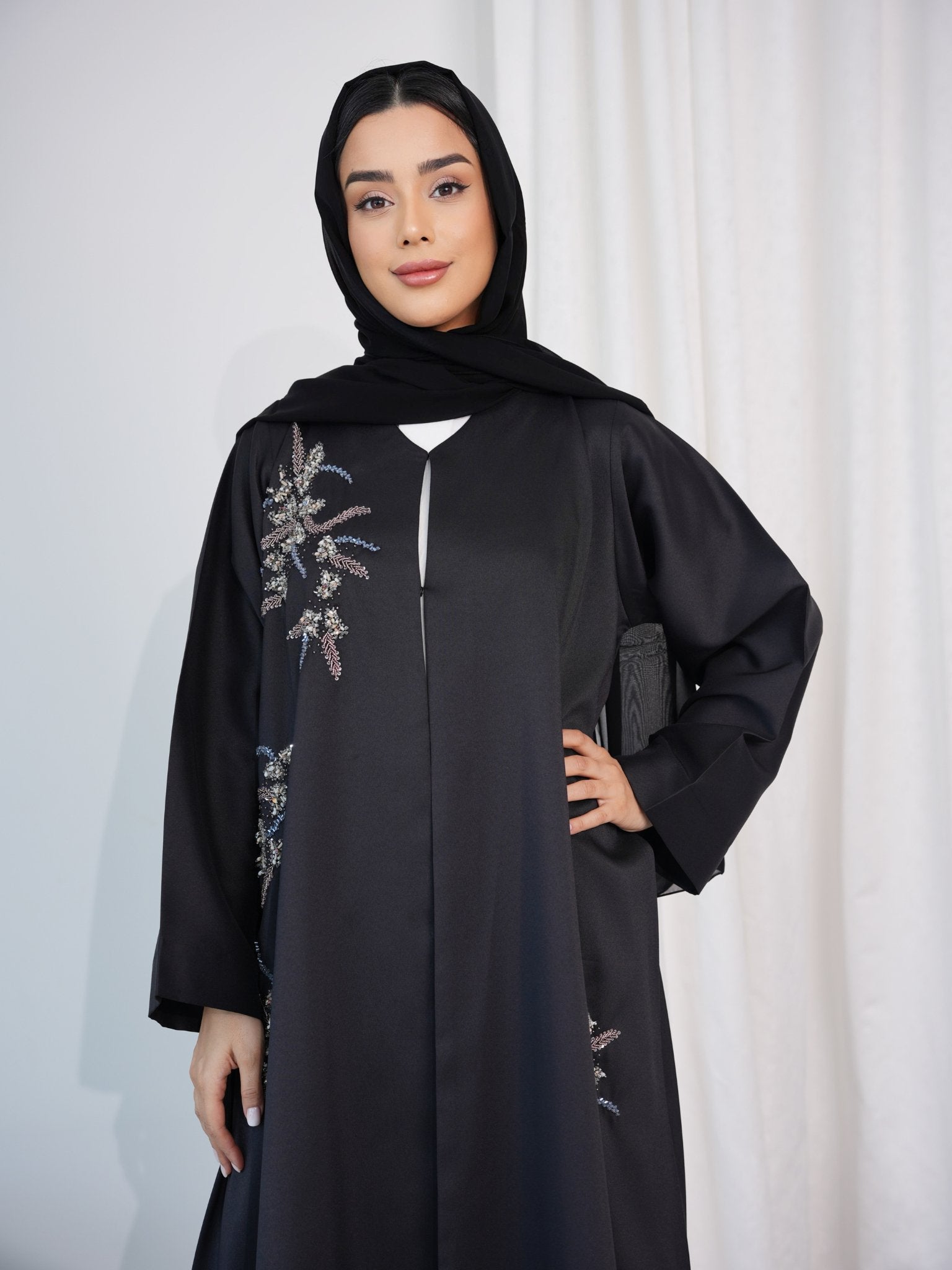 C 0383 Black Abaya