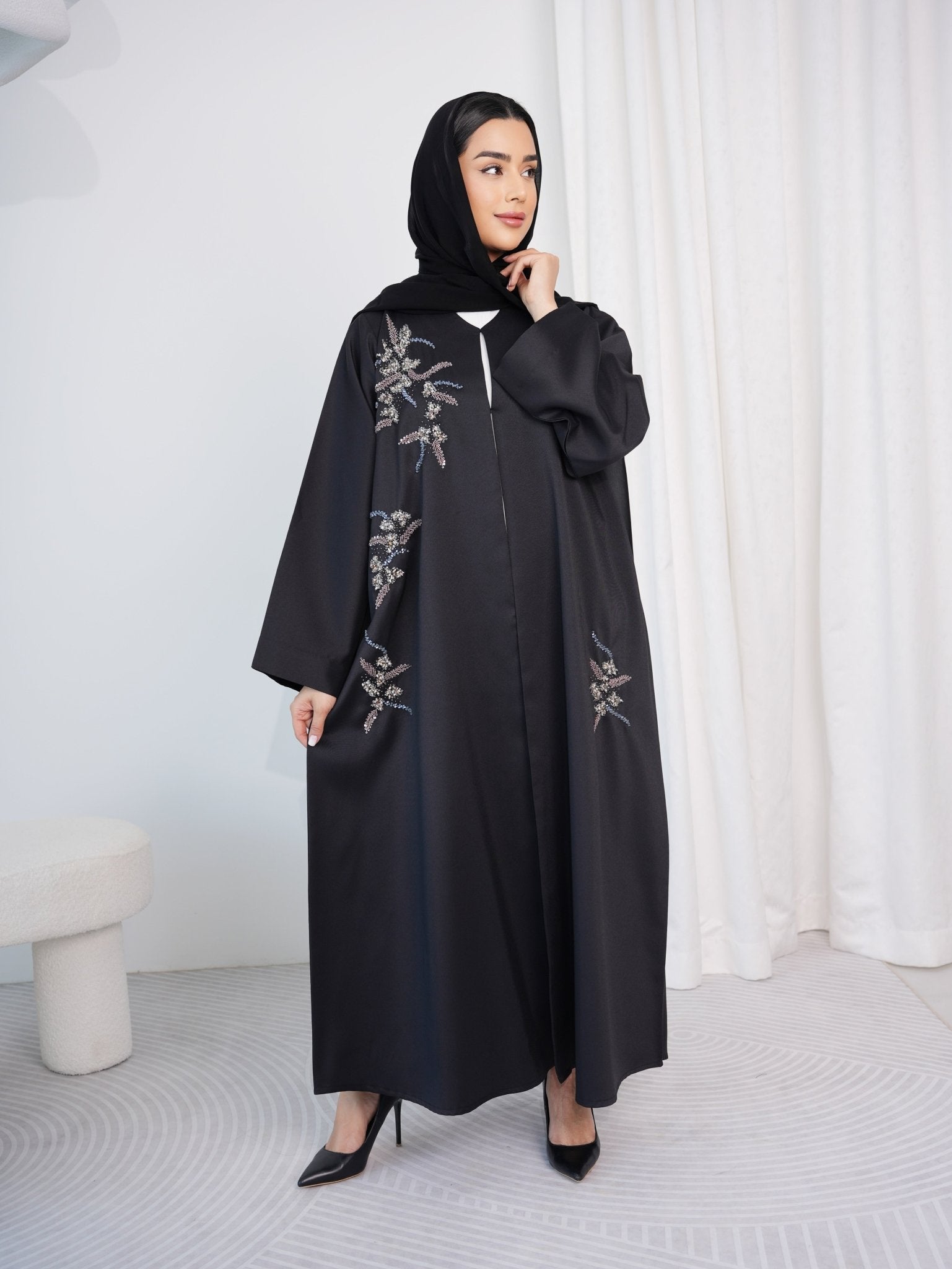 C 0383 Black Abaya