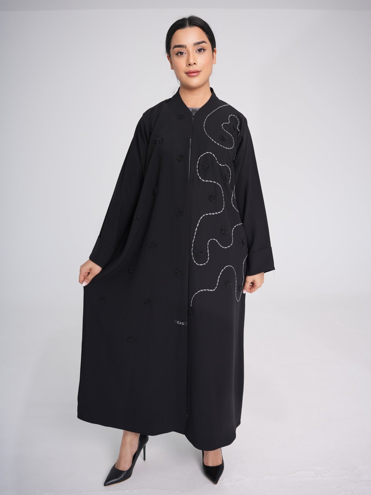 C 0387 Black Abaya