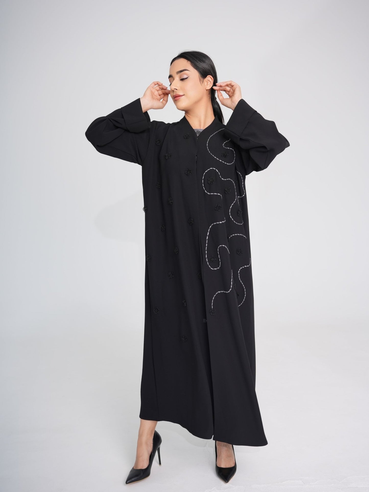 C 0387 Black Abaya