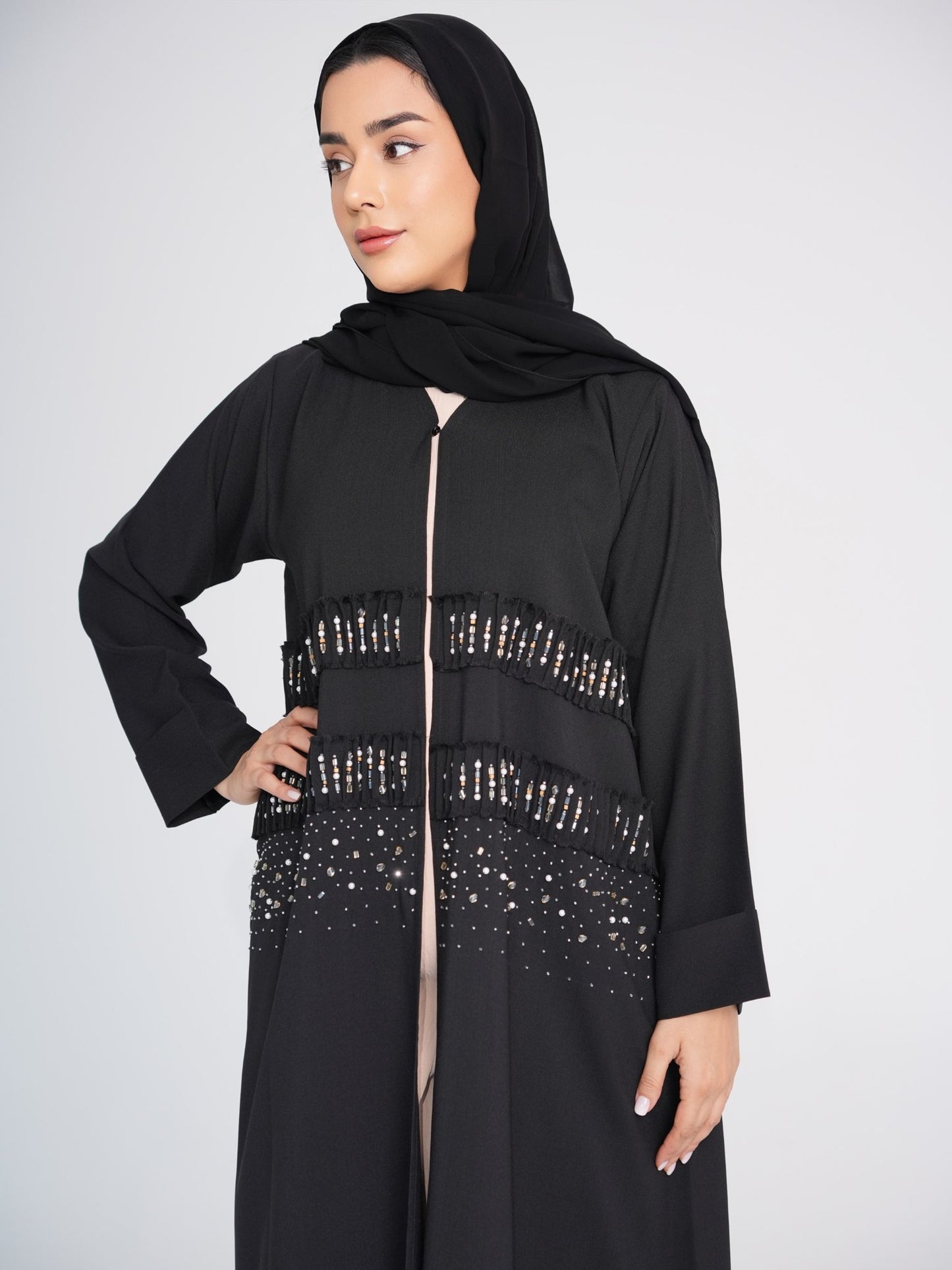 C 0392 Black Abaya